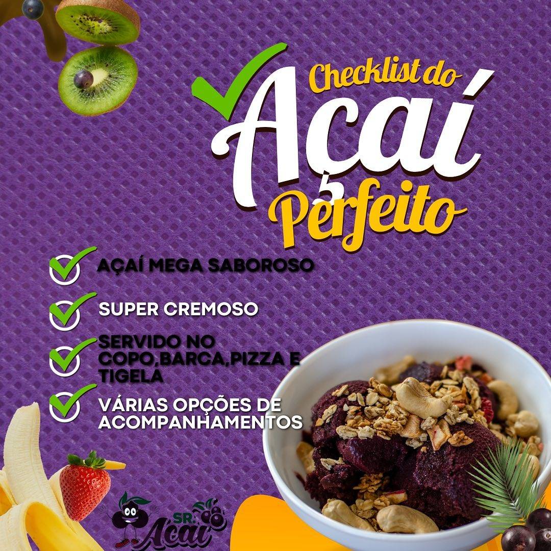 Sr. Açaí - Açaí em Taguatinga cardápio