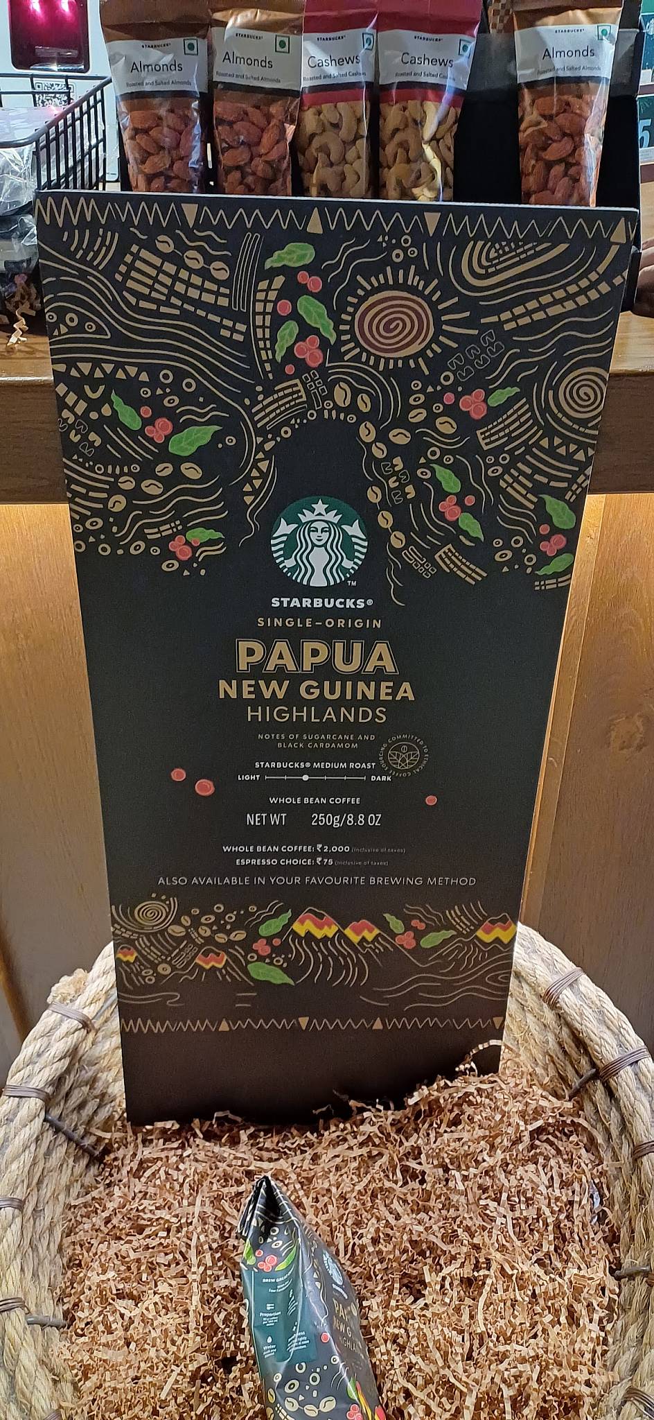 Starbucks menu