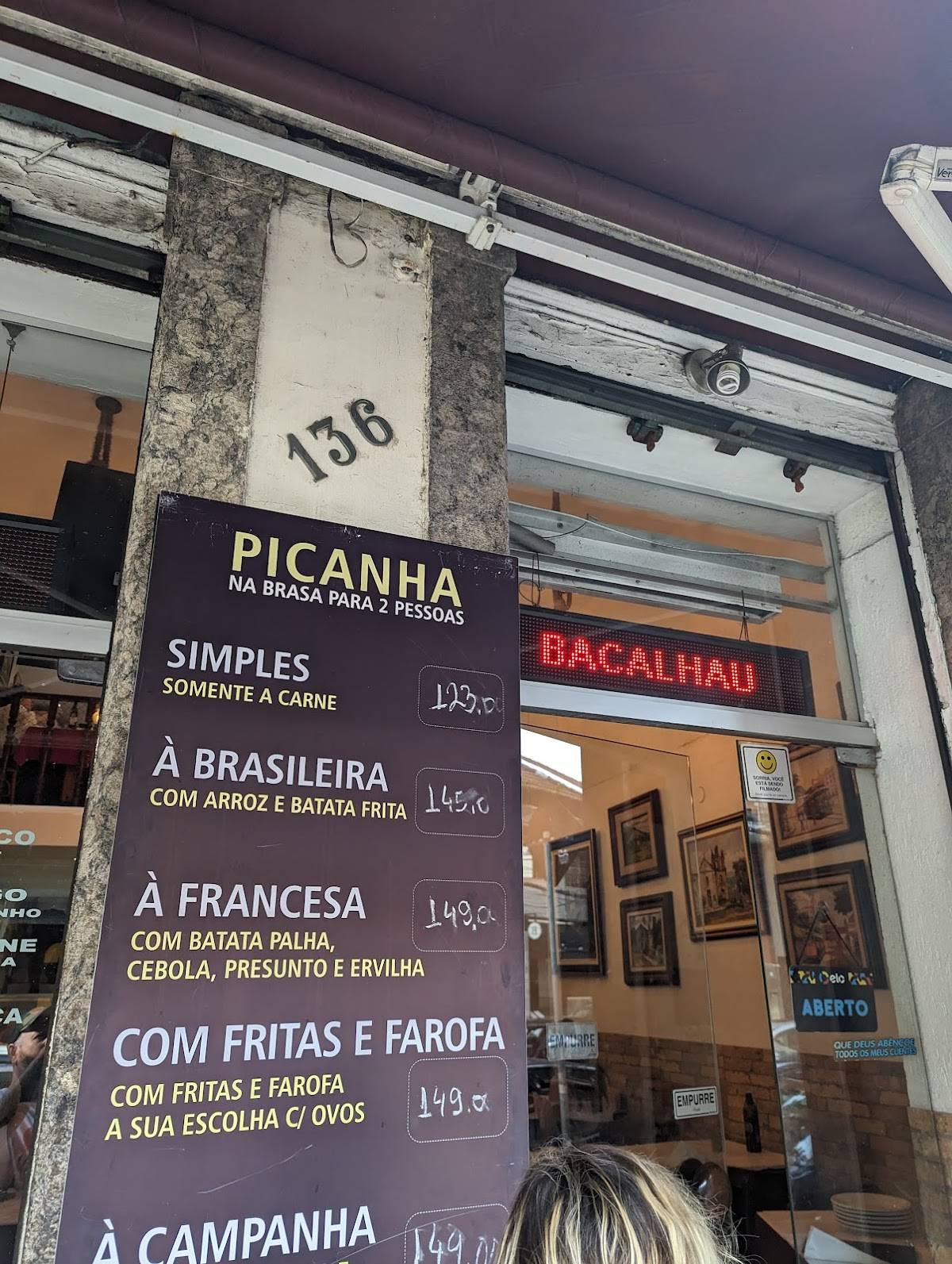 Caravela do Visconde cardápio