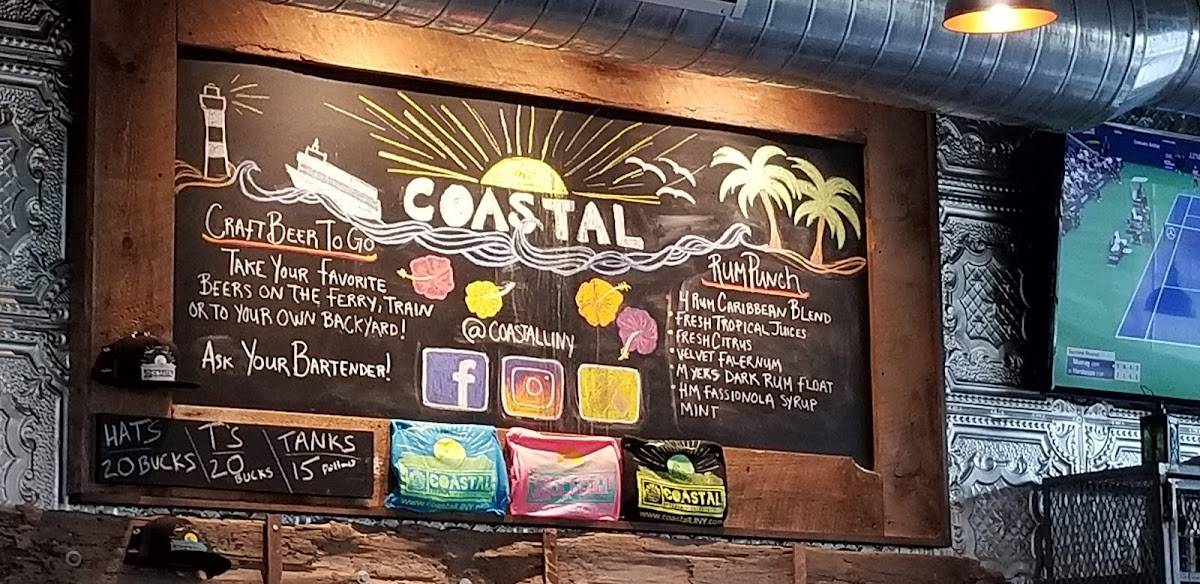 Menu at Cliff's Elbow Room steakhouse, Jamesport