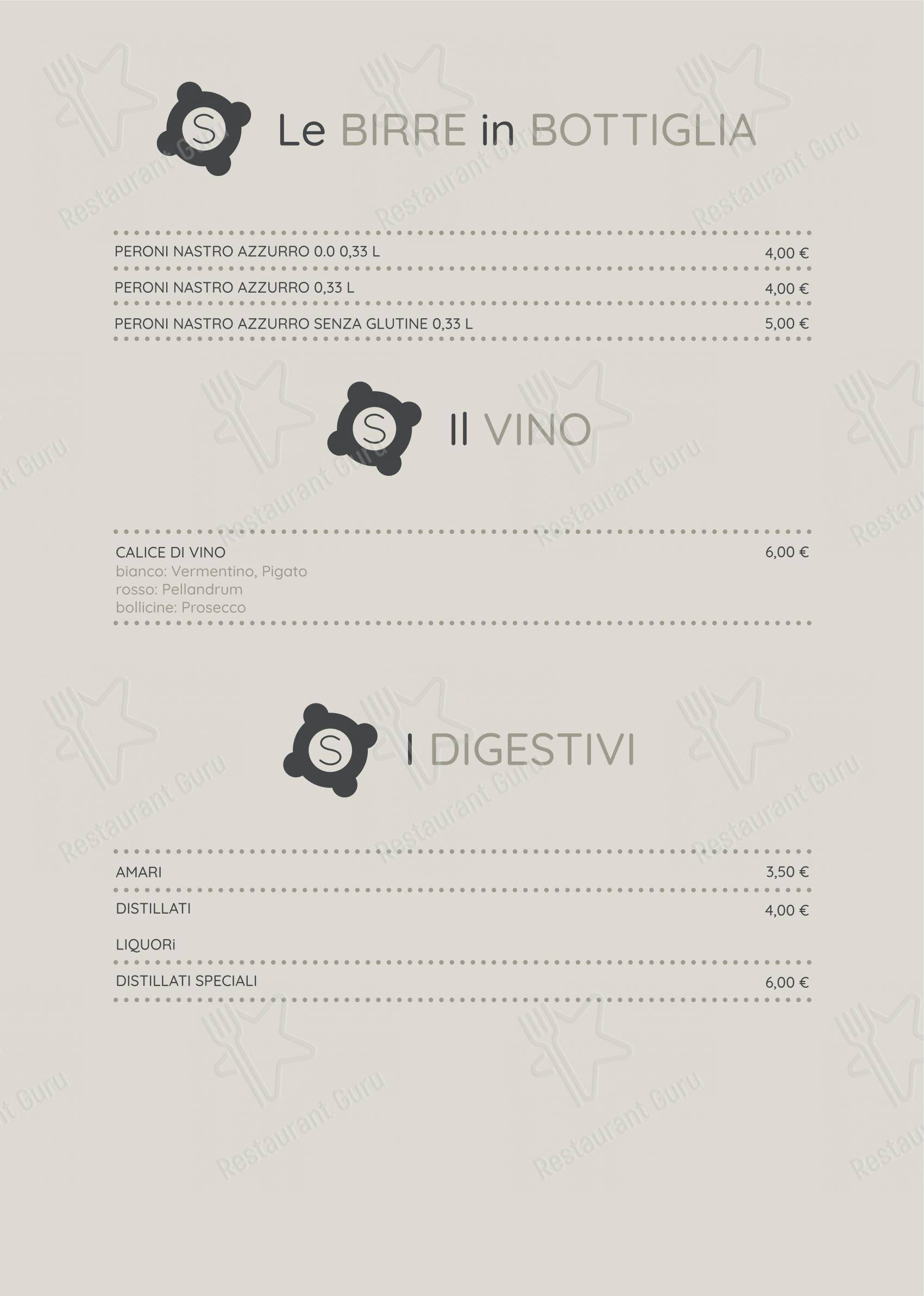 Menu di Strakkino - Menu