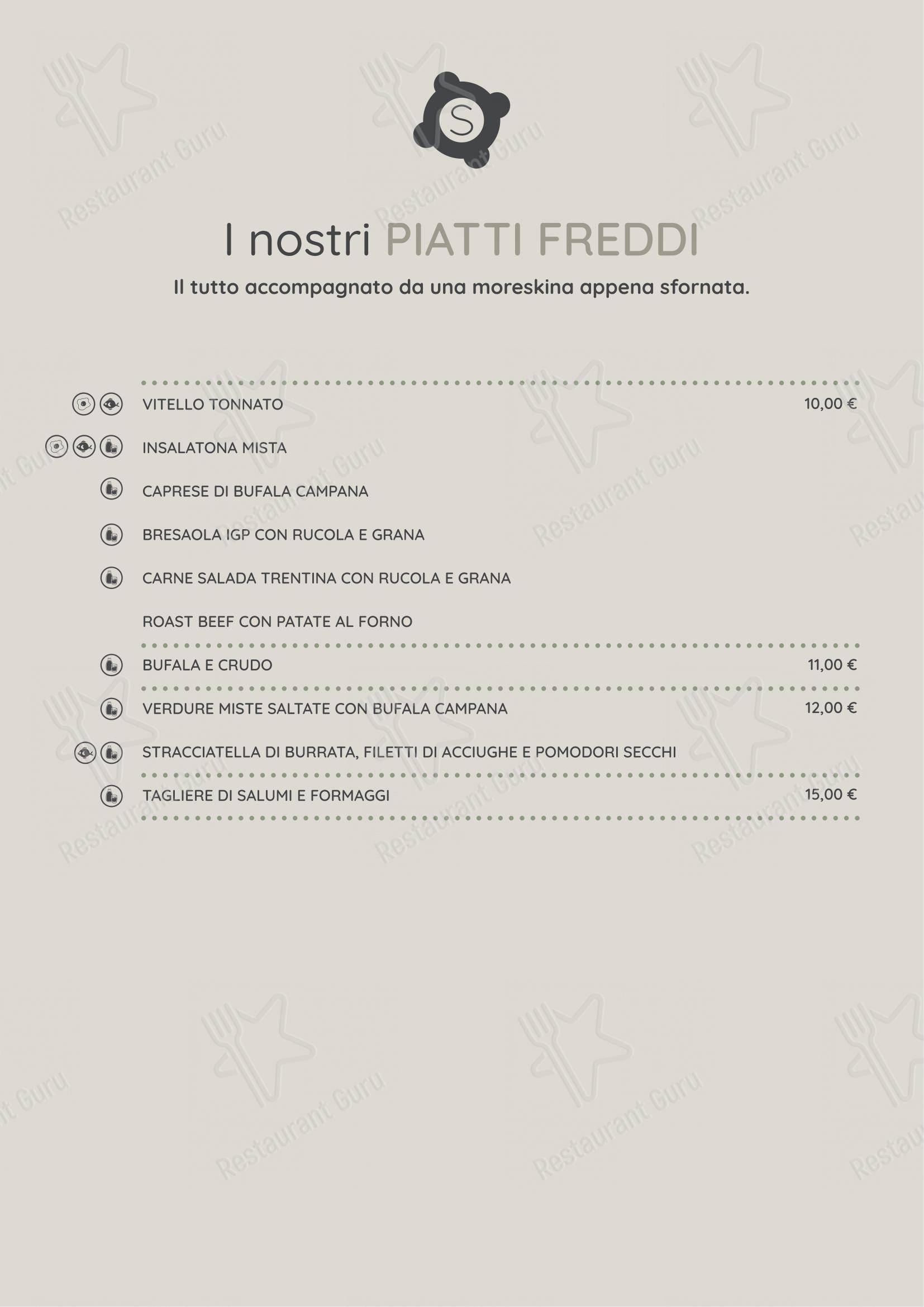 Menu di Strakkino - Menu bar