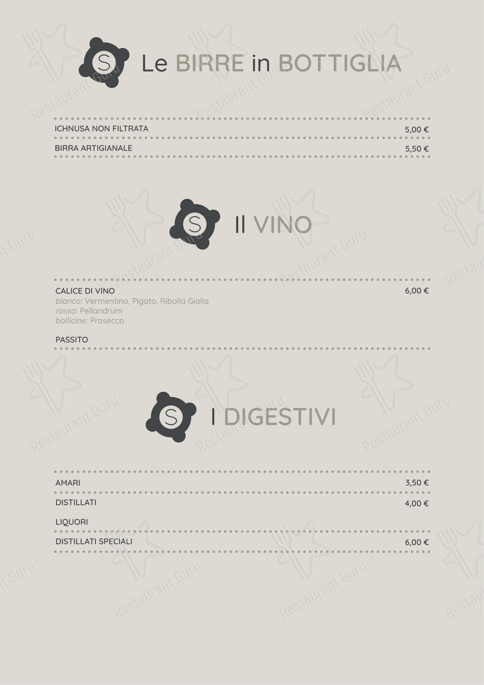 Menu bar per Strakkino in Genova