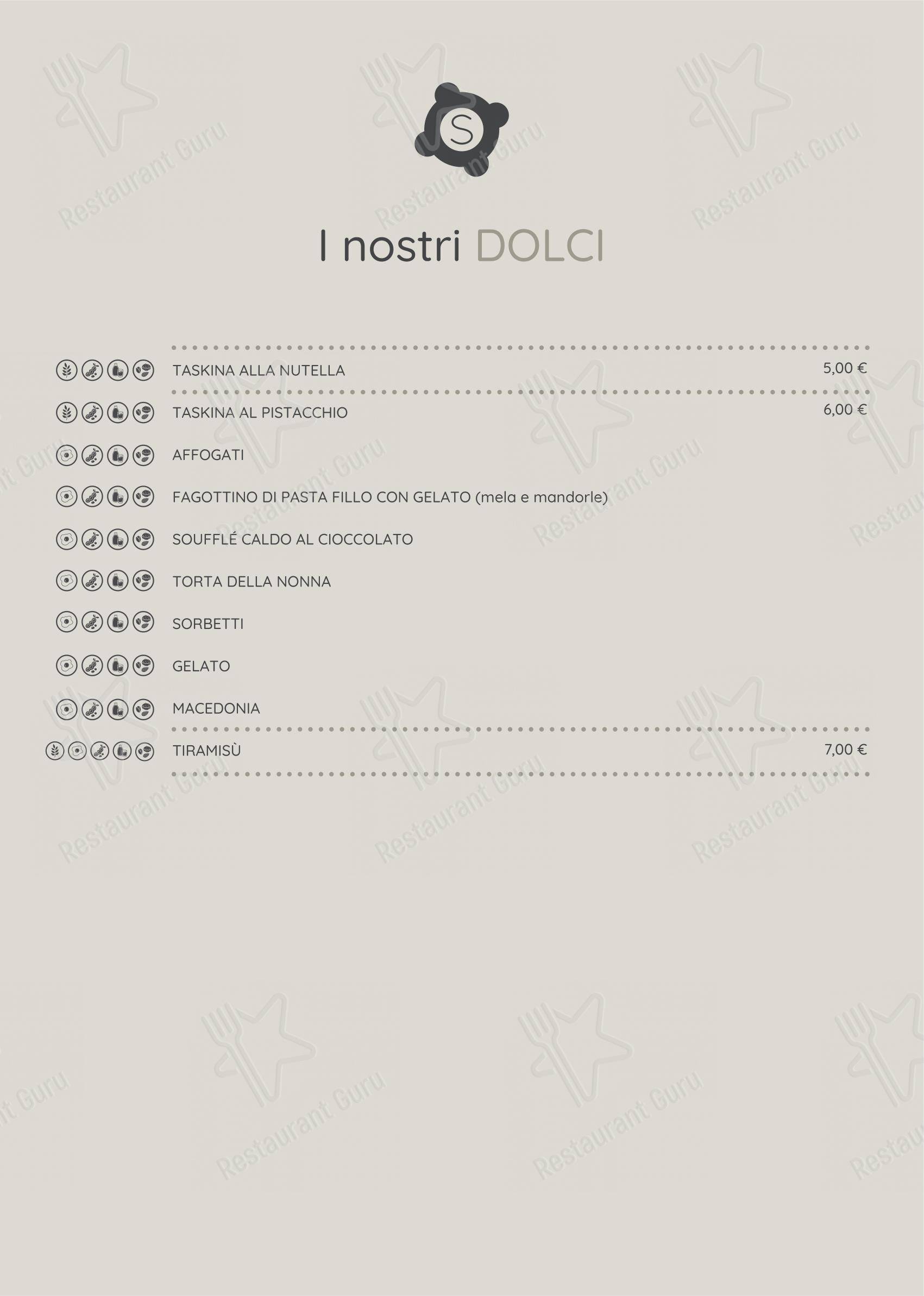 Menu di Strakkino - Menu