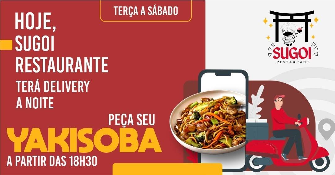 Sugoi Restaurante cardápio
