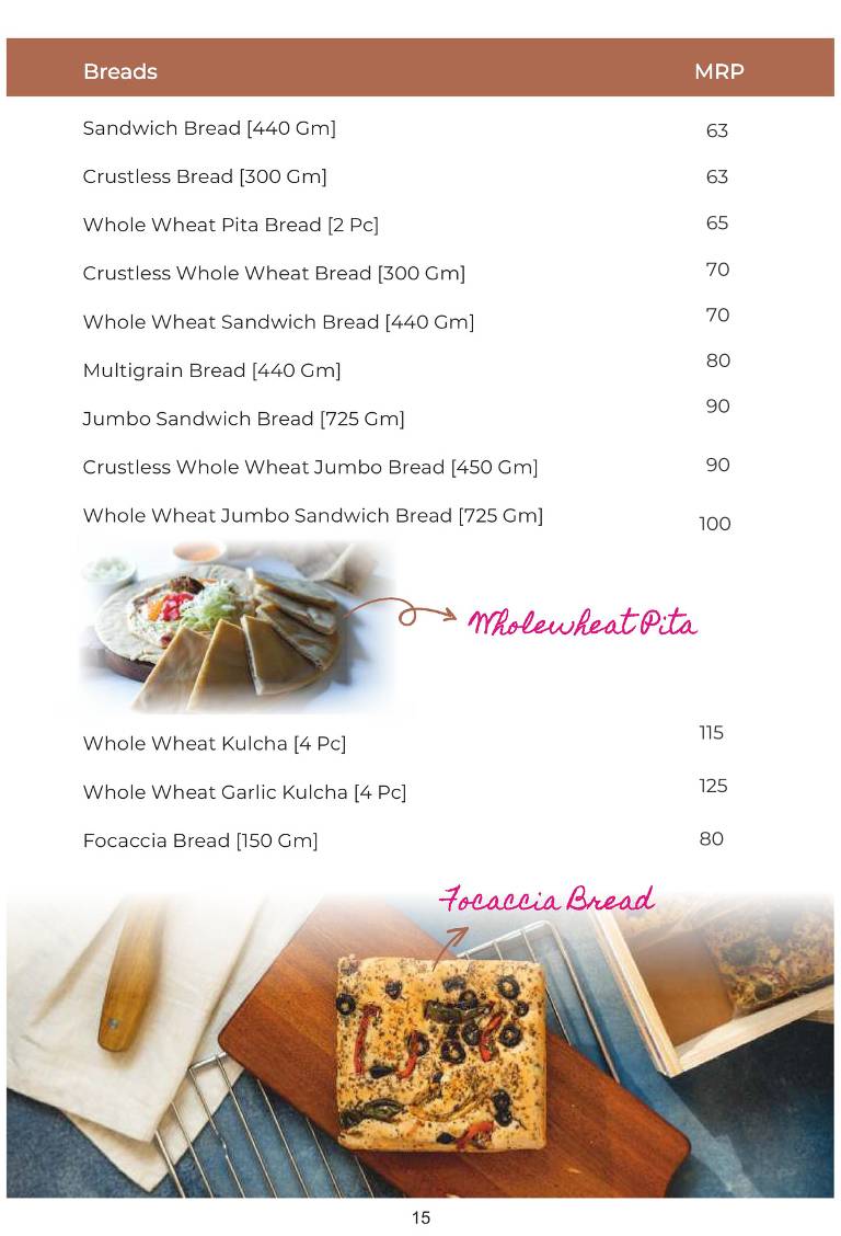Baked By Nini's - Vesu menu