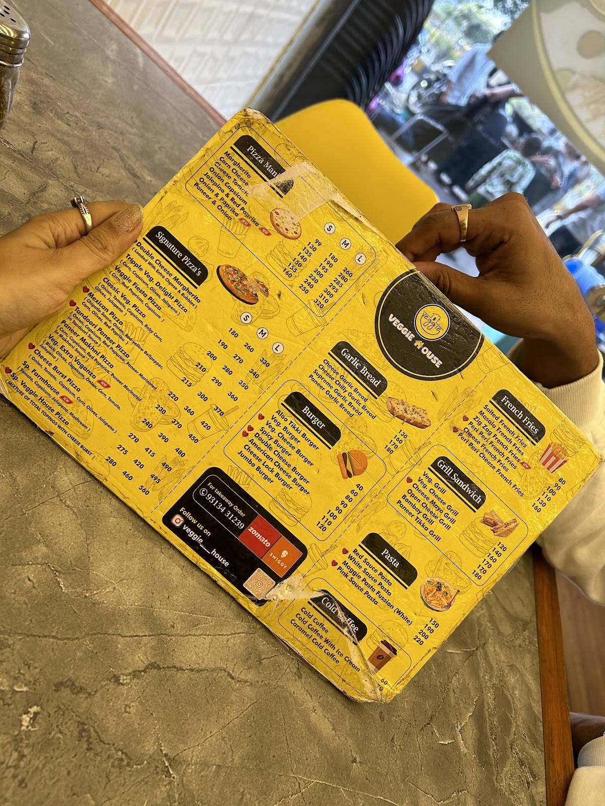 Veggie House menu