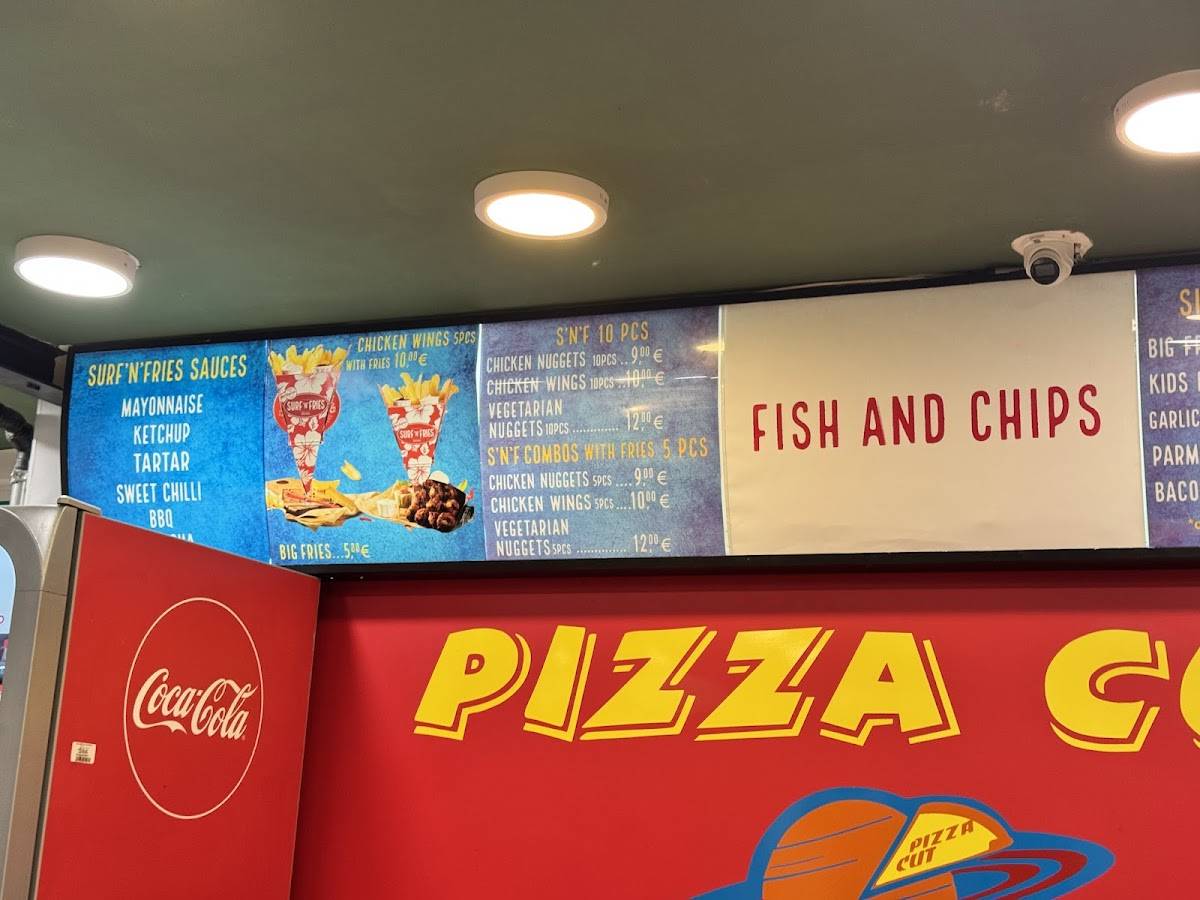 Menu di Surf'N'Fries 