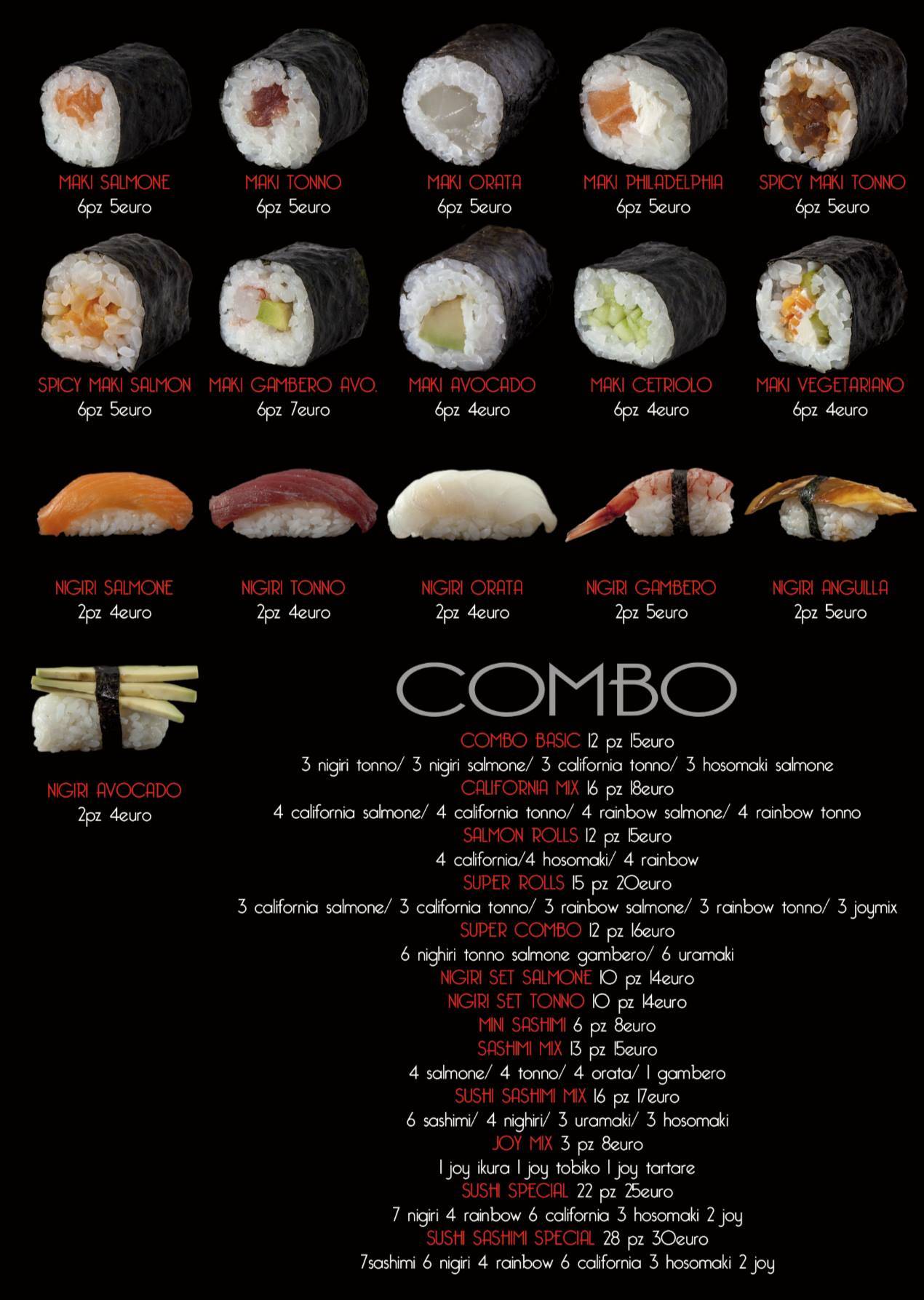 Menu di Sushi Station 