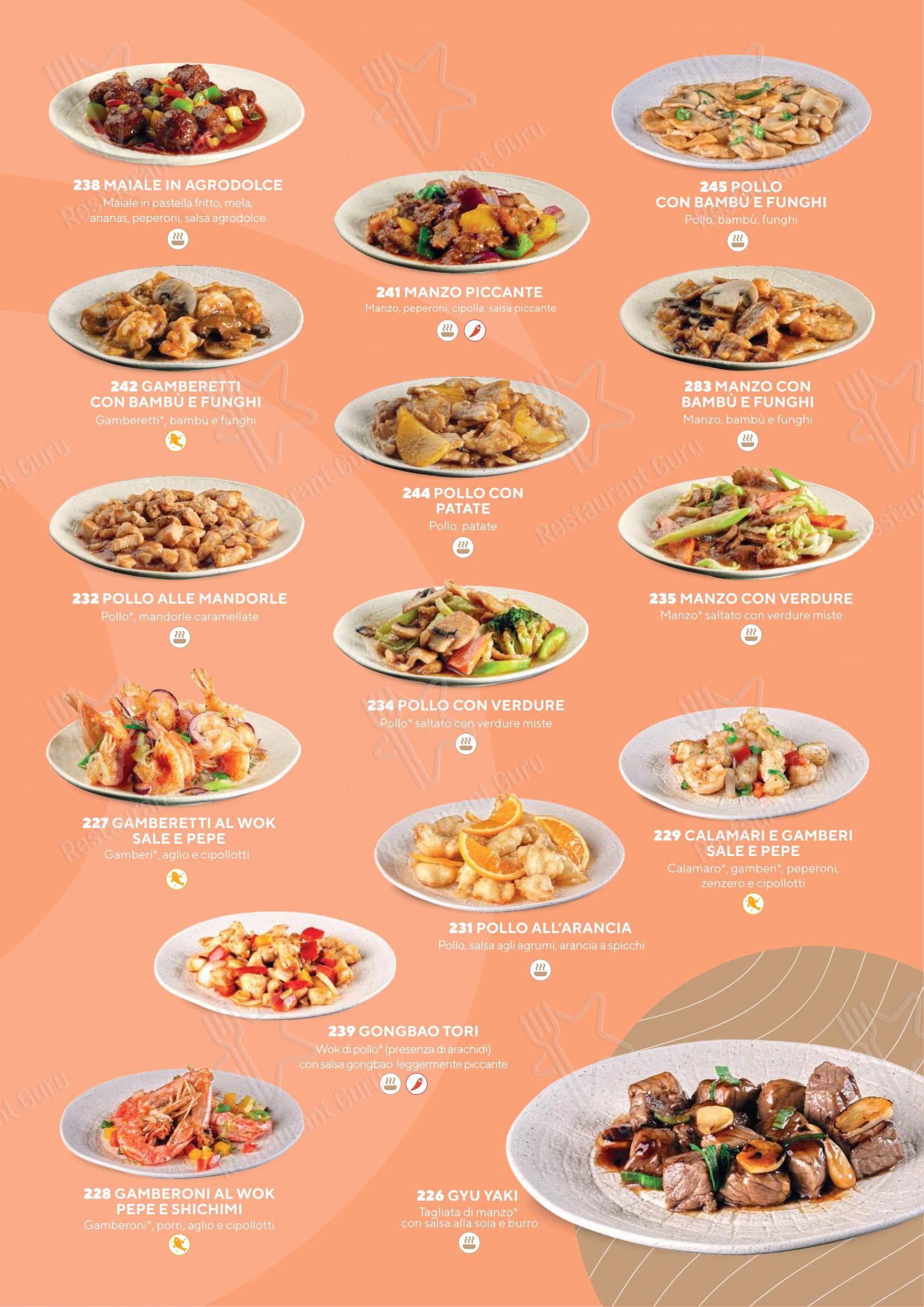 Sushiko Riva del Garda - Blue Garden in Riva del Garda - Menu bar