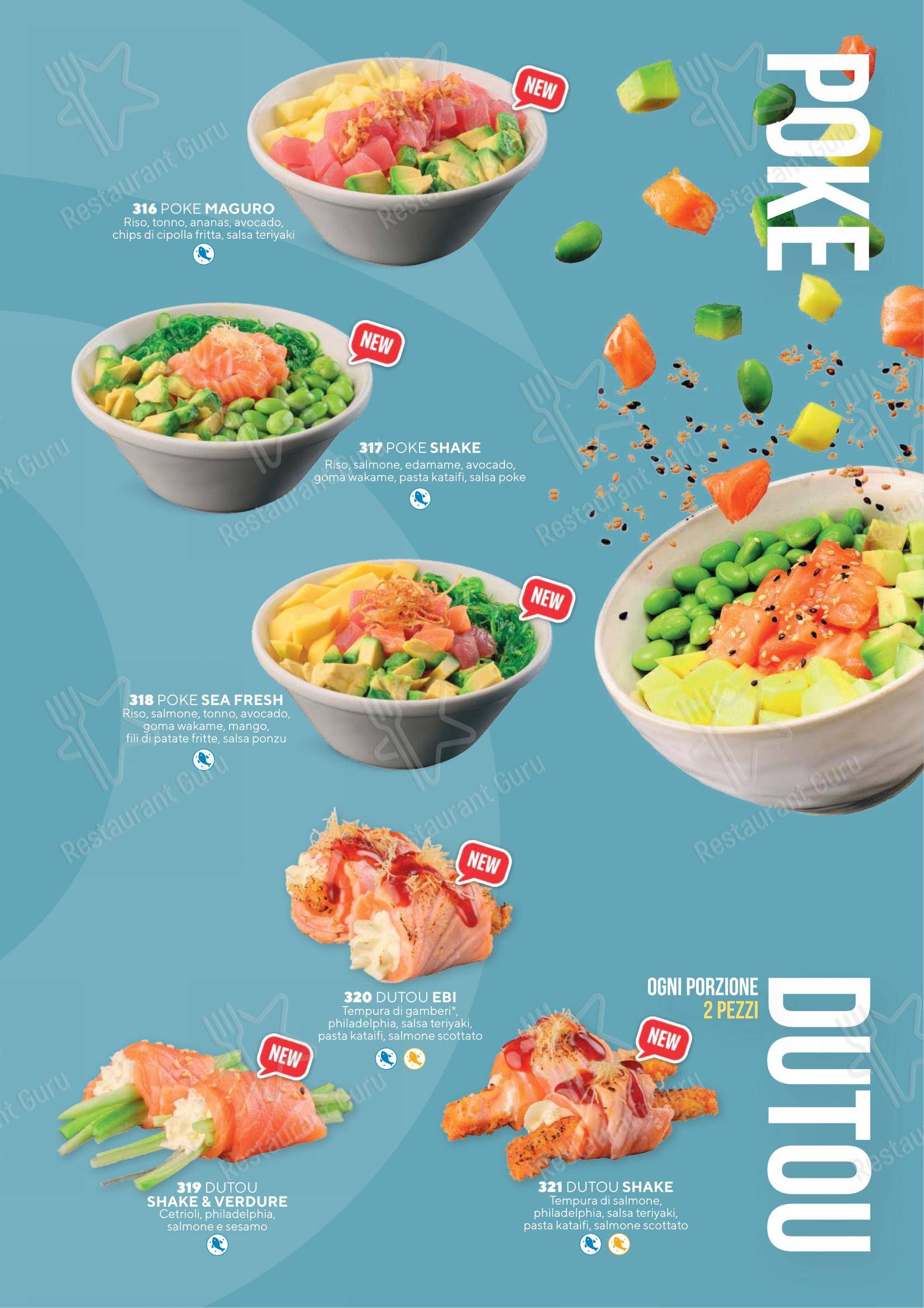 Menu bar per Sushiko Riva del Garda - Blue Garden in Riva del Garda