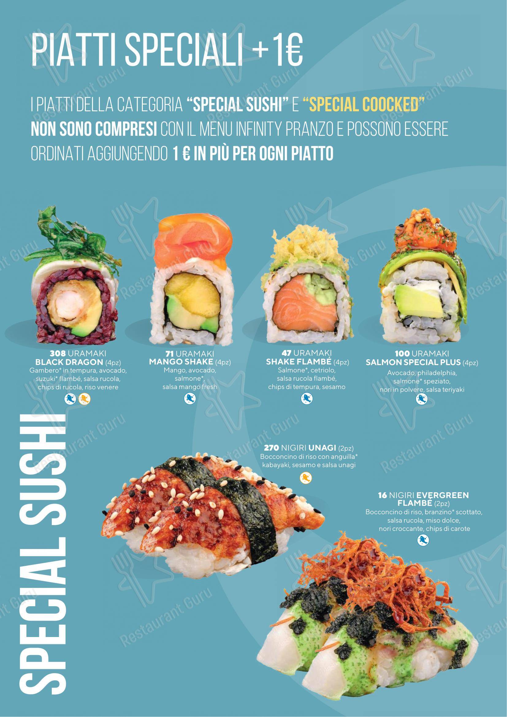 Menu per Sushiko Riva del Garda - Blue Garden in Riva del Garda