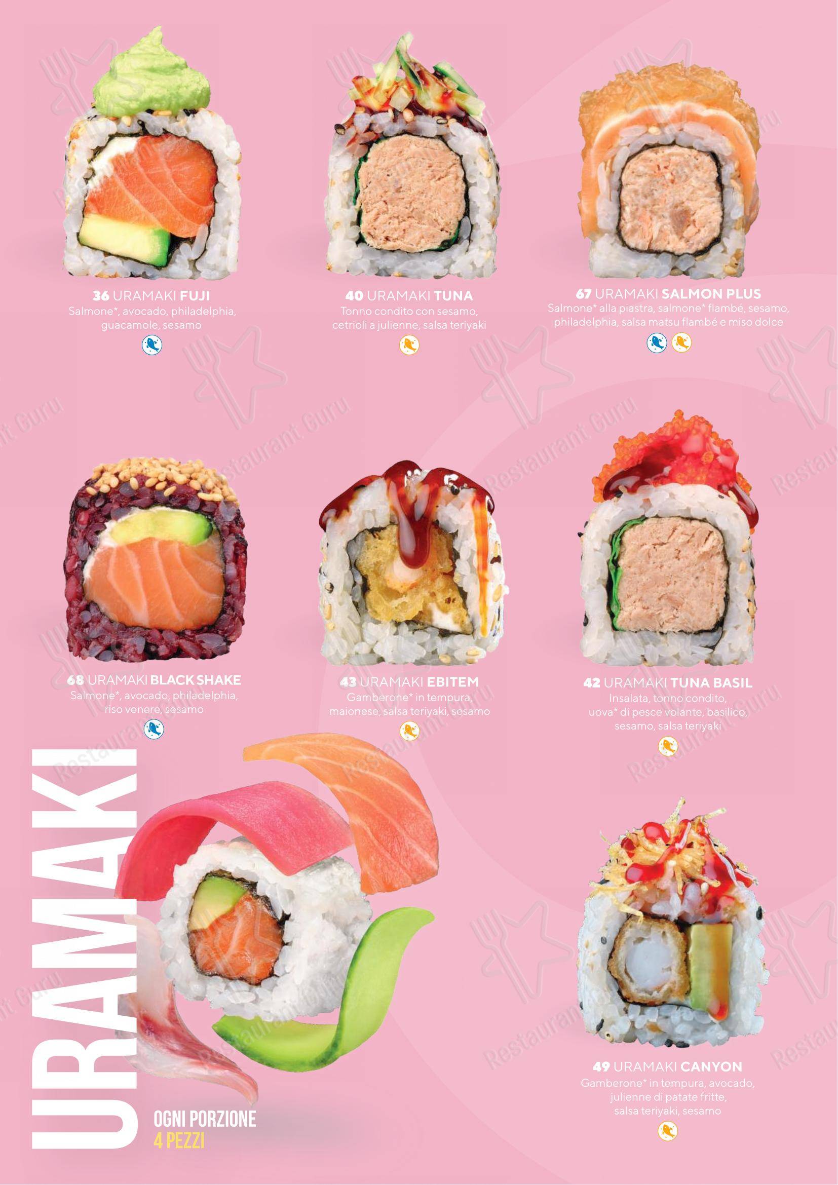 Menu di Sushiko Riva del Garda - Blue Garden - Menu