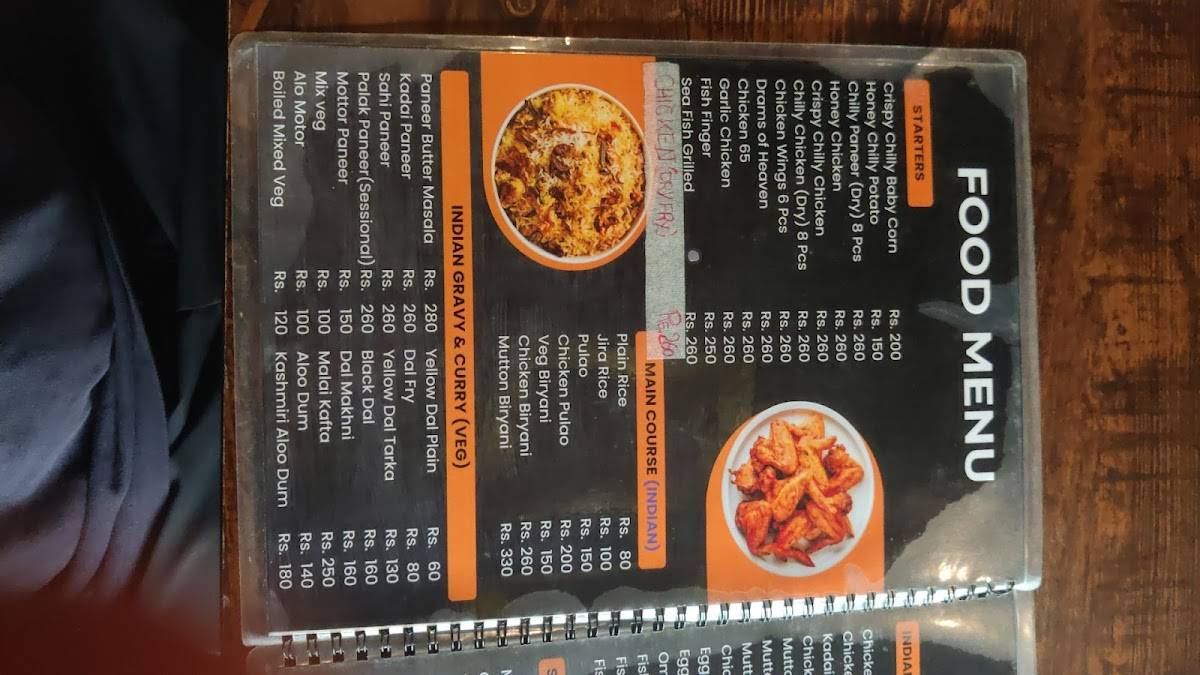 TASTY TIFFIN menu