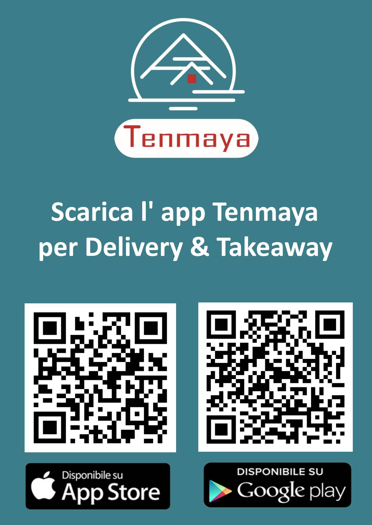 Menu di TENMAYA Ristorante Giapponese: alla carta 