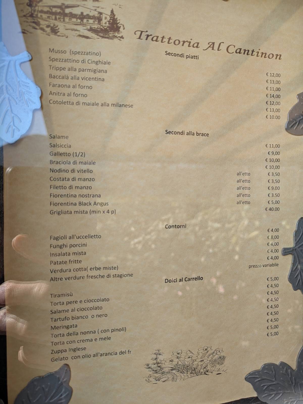 foto di trattoria al bigolaro cucina tipica colli euganei
