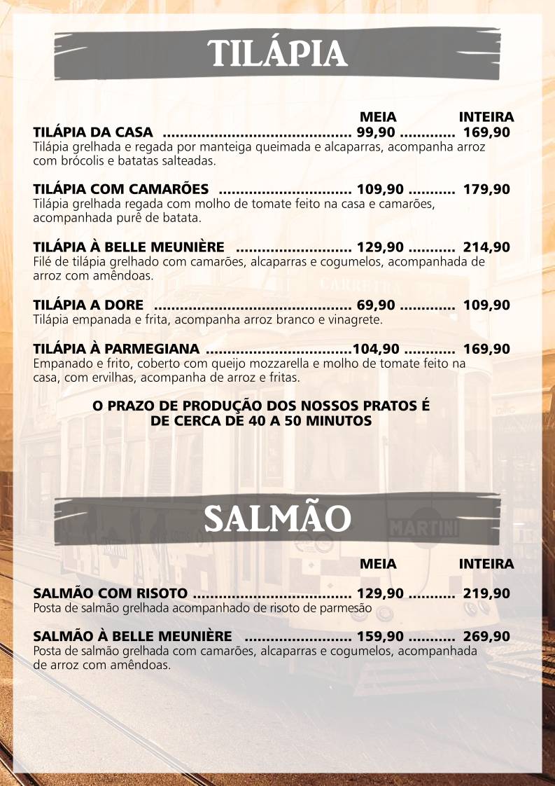Tasca Do Portuga cardápio