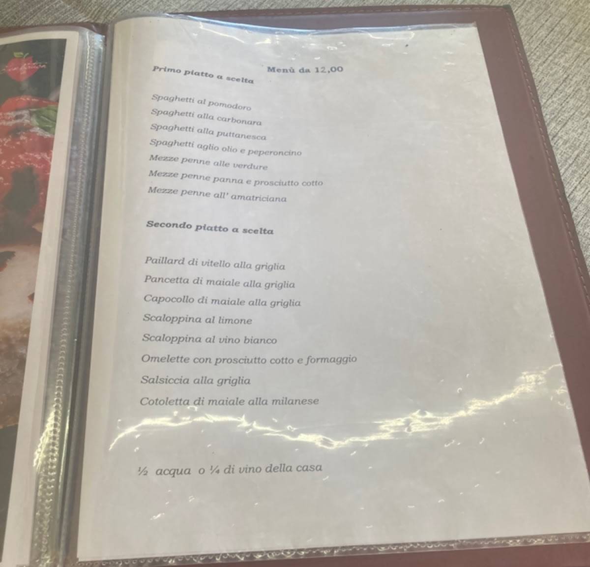 Menu di Temptation- Ristorante di cucina Sarda a Domusnovas 