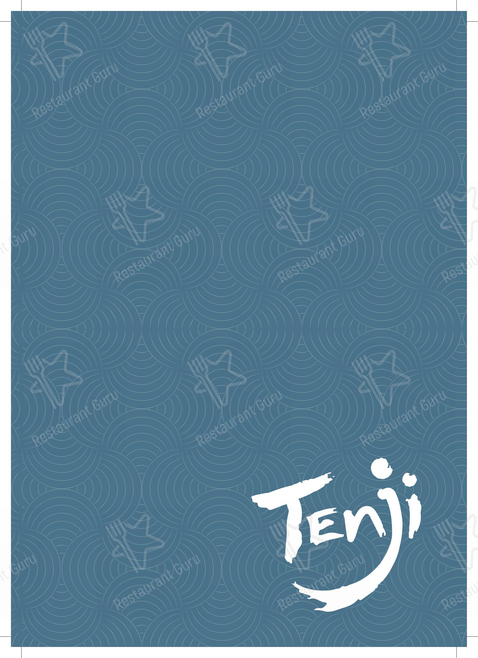 Menu per Tenji Ristorante Giapponese ristorante
