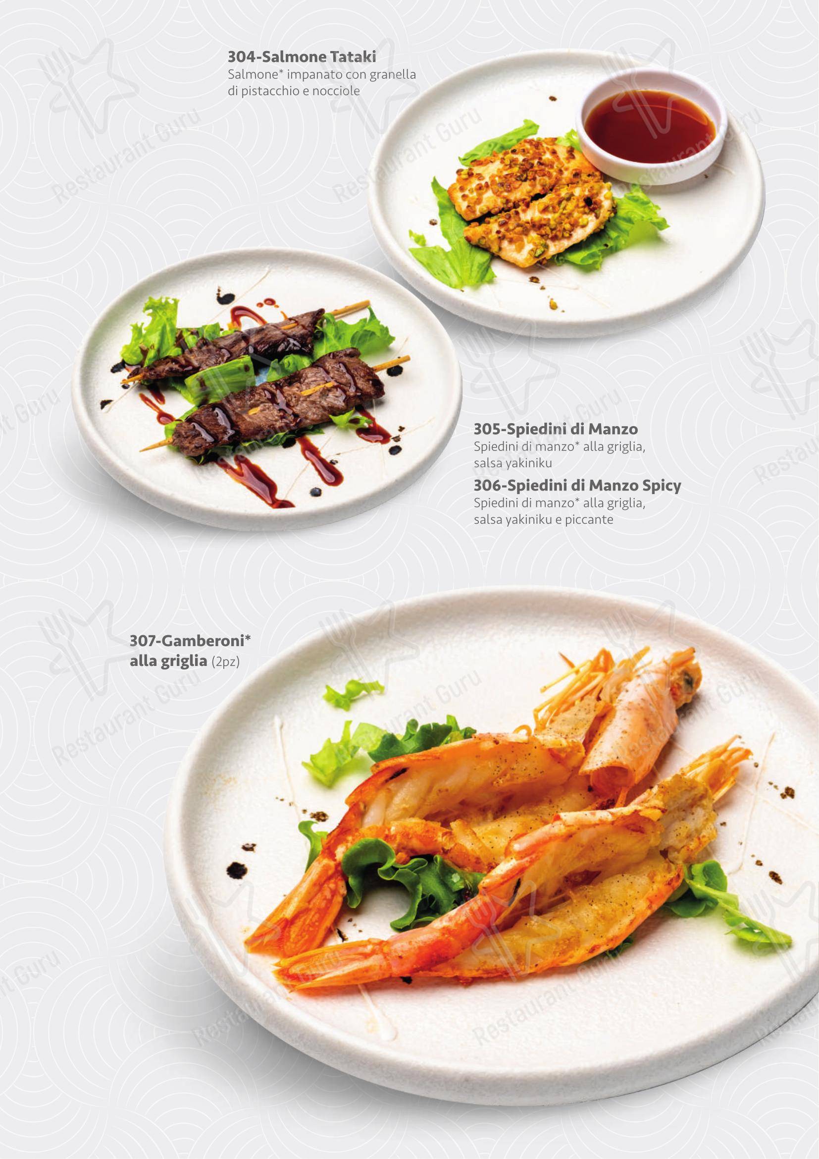 Menu bar per Tenji Ristorante Giapponese ristorante