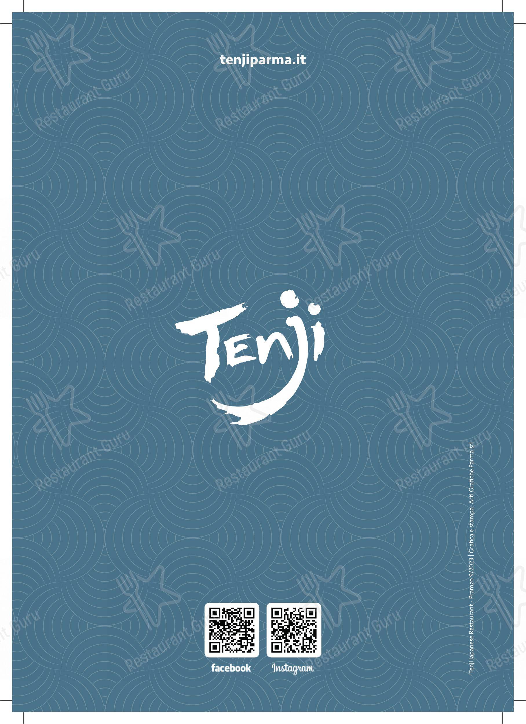 Tenji Ristorante Giapponese in Parma - Menu