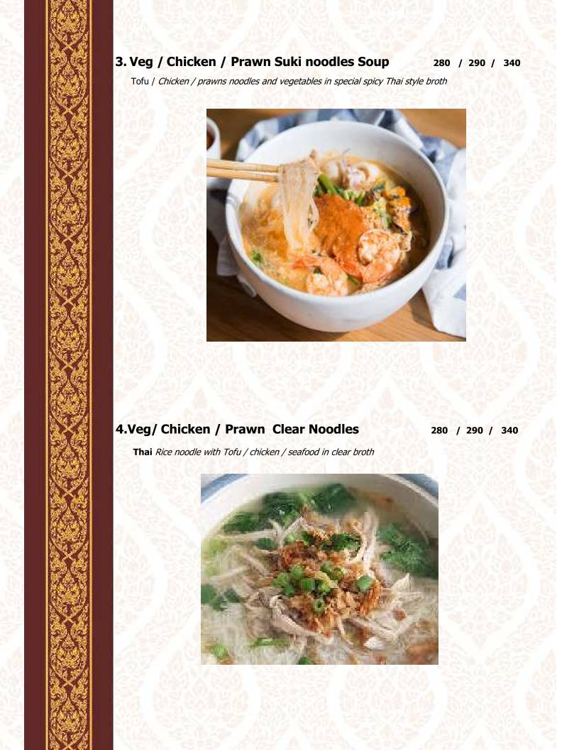 Thai House 's Kitchen menu