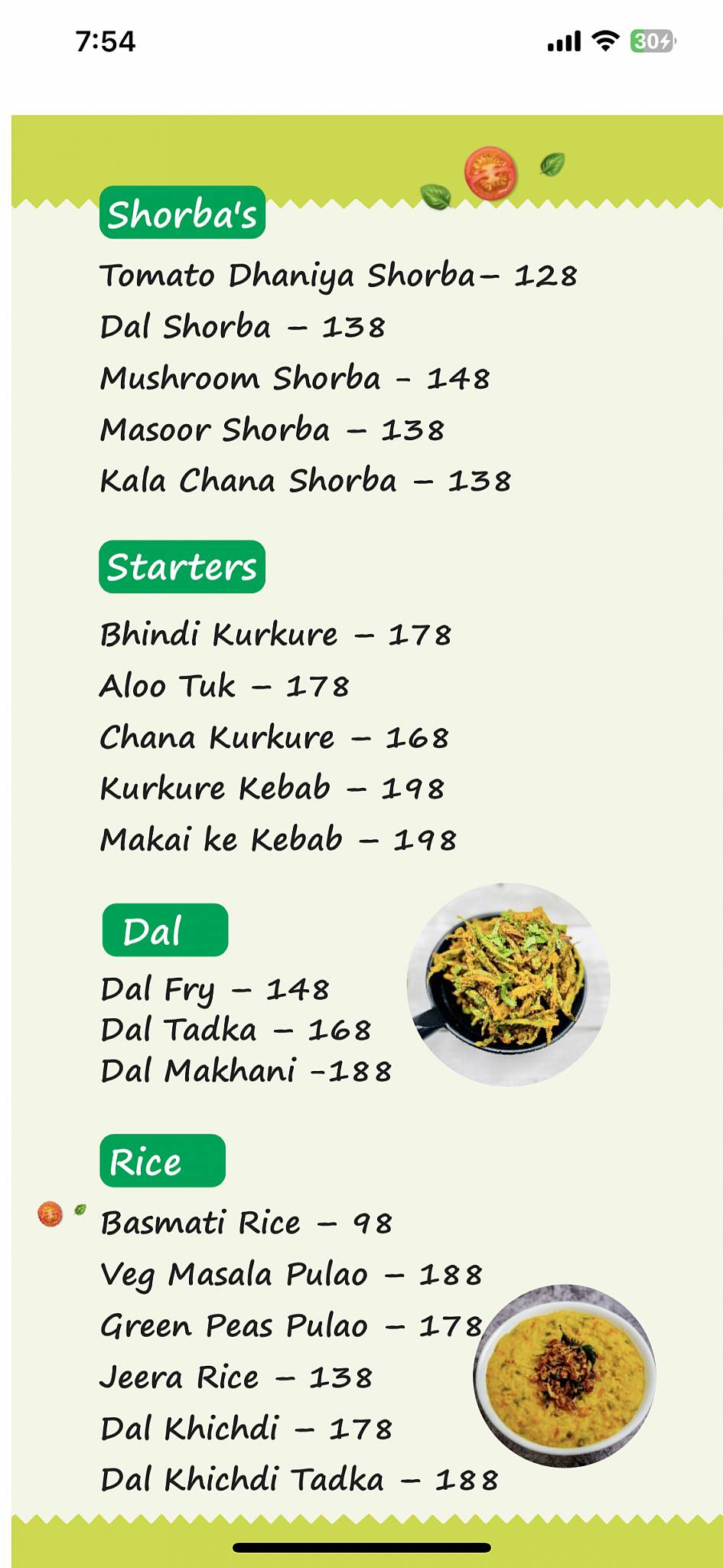 #Thali - Best Thali In Borivali menu