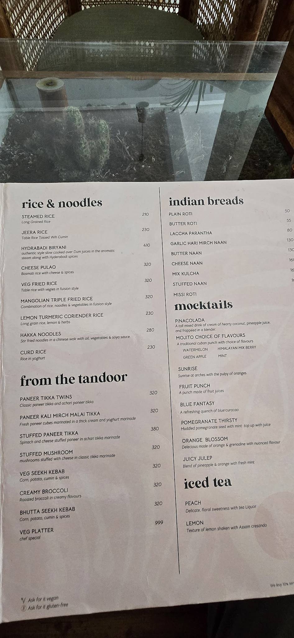 The Arches Cafe & Bakery by SALVUS menu