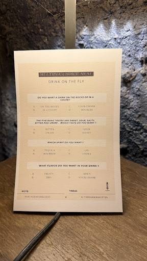 Menu di The Barber Shop Speakeasy 