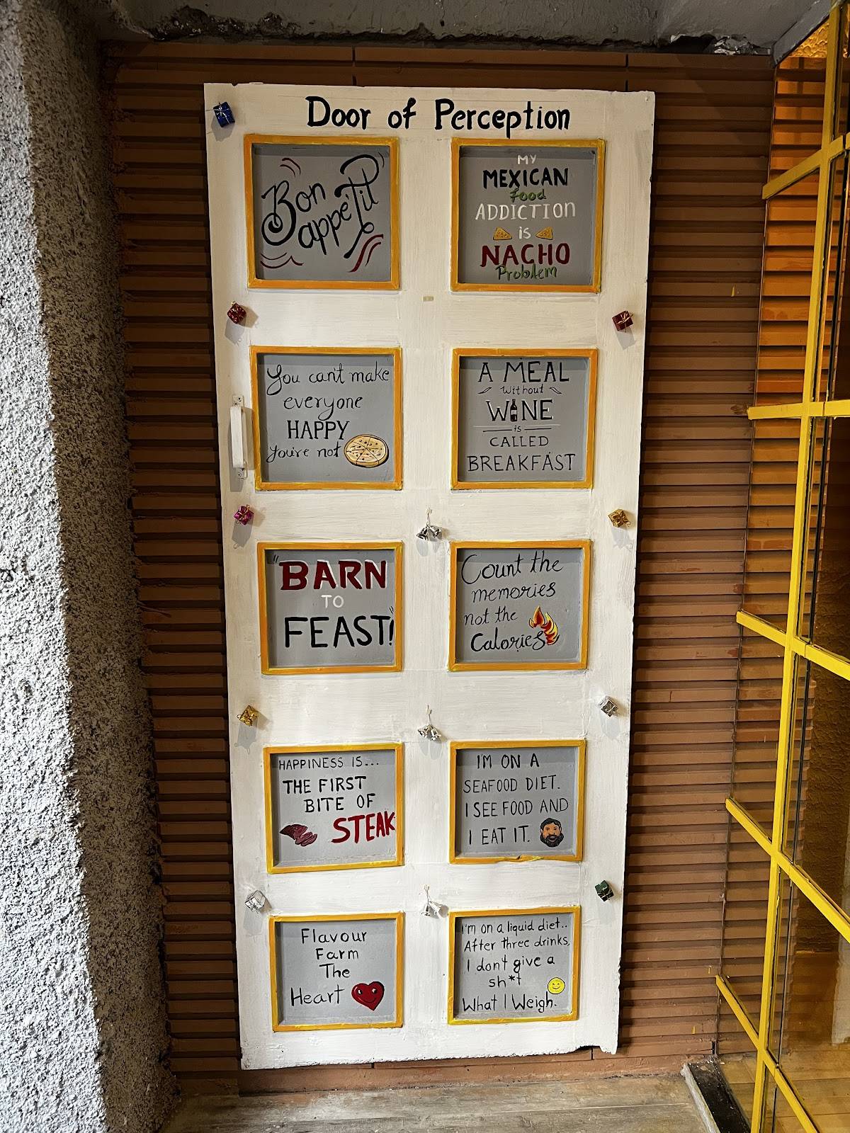The Barnyard Cafe menu