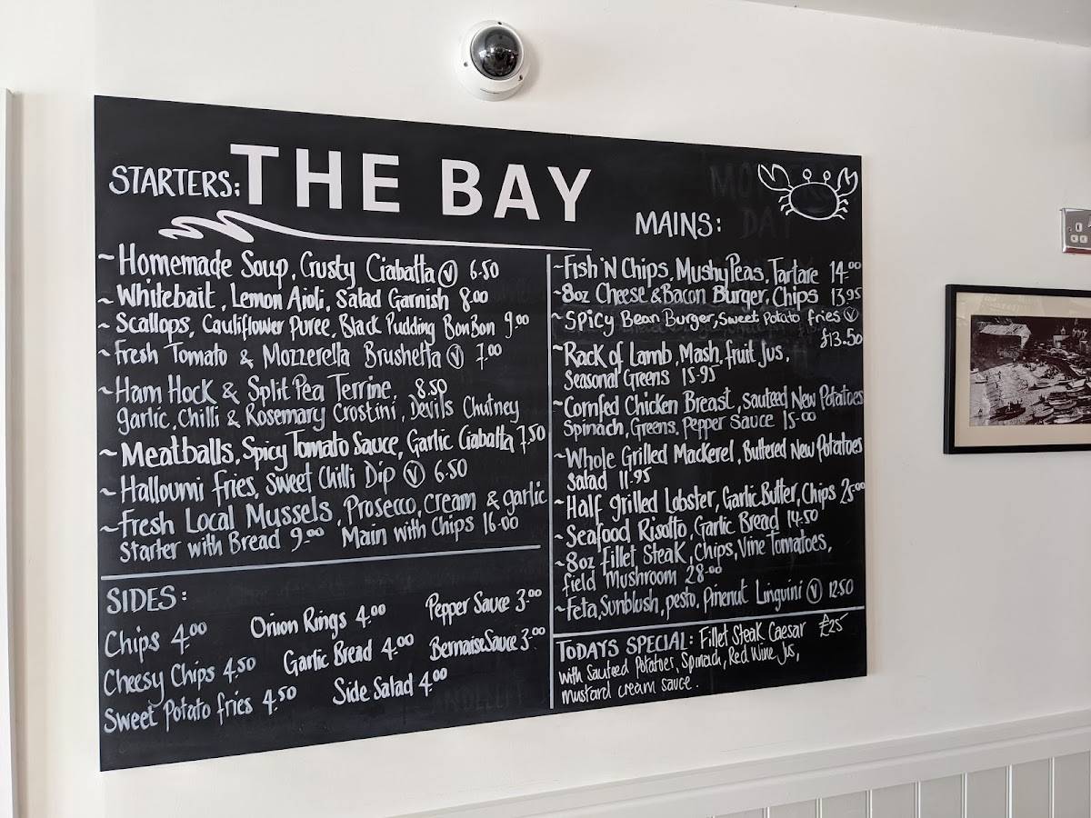Menu at The Bay Bar & Restaurant, Kingsand