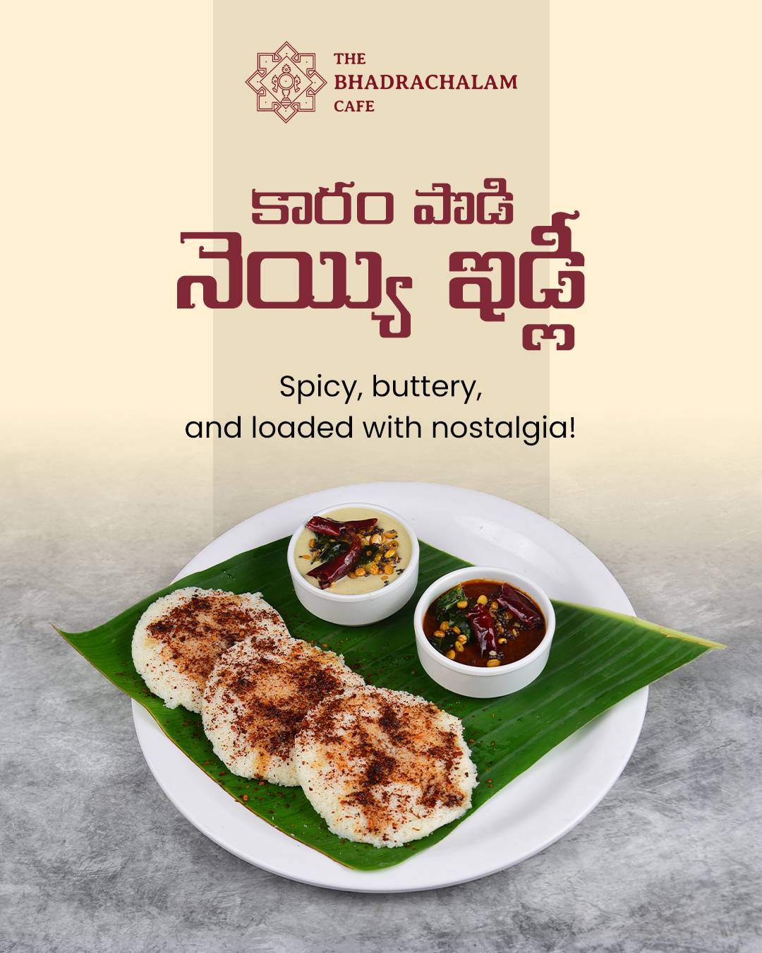 The Bhadrachalam Cafe menu