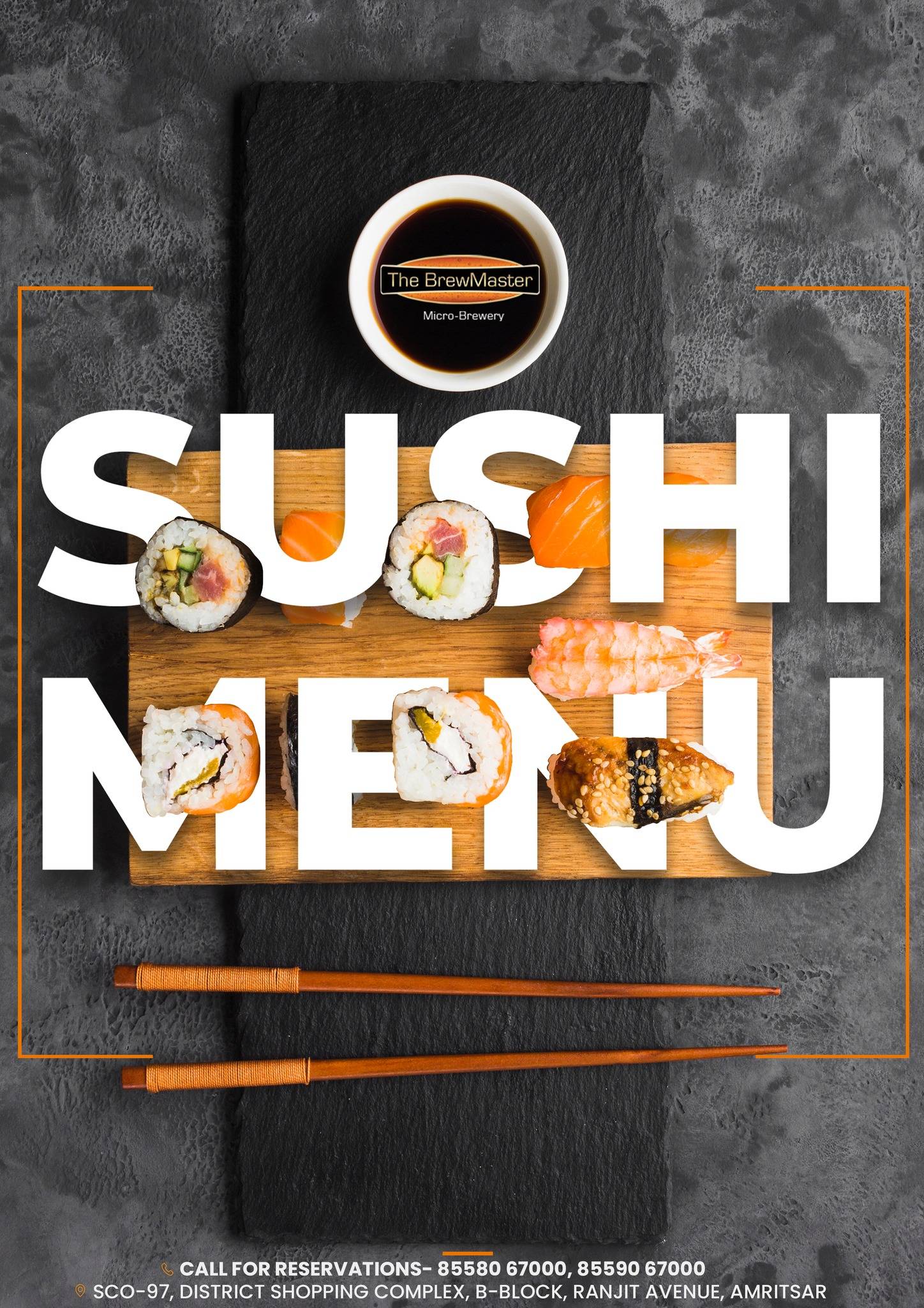 The BrewMaster Amritsar MicroBrewery menu