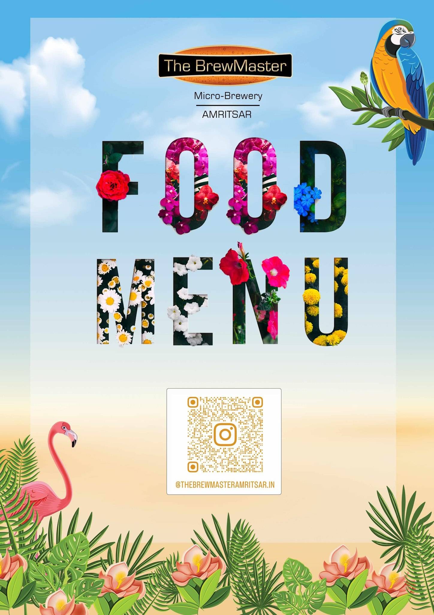 The BrewMaster Amritsar MicroBrewery menu