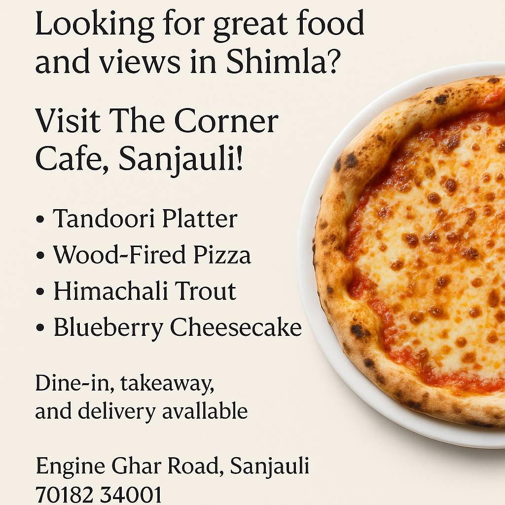 The Corner Cafe menu