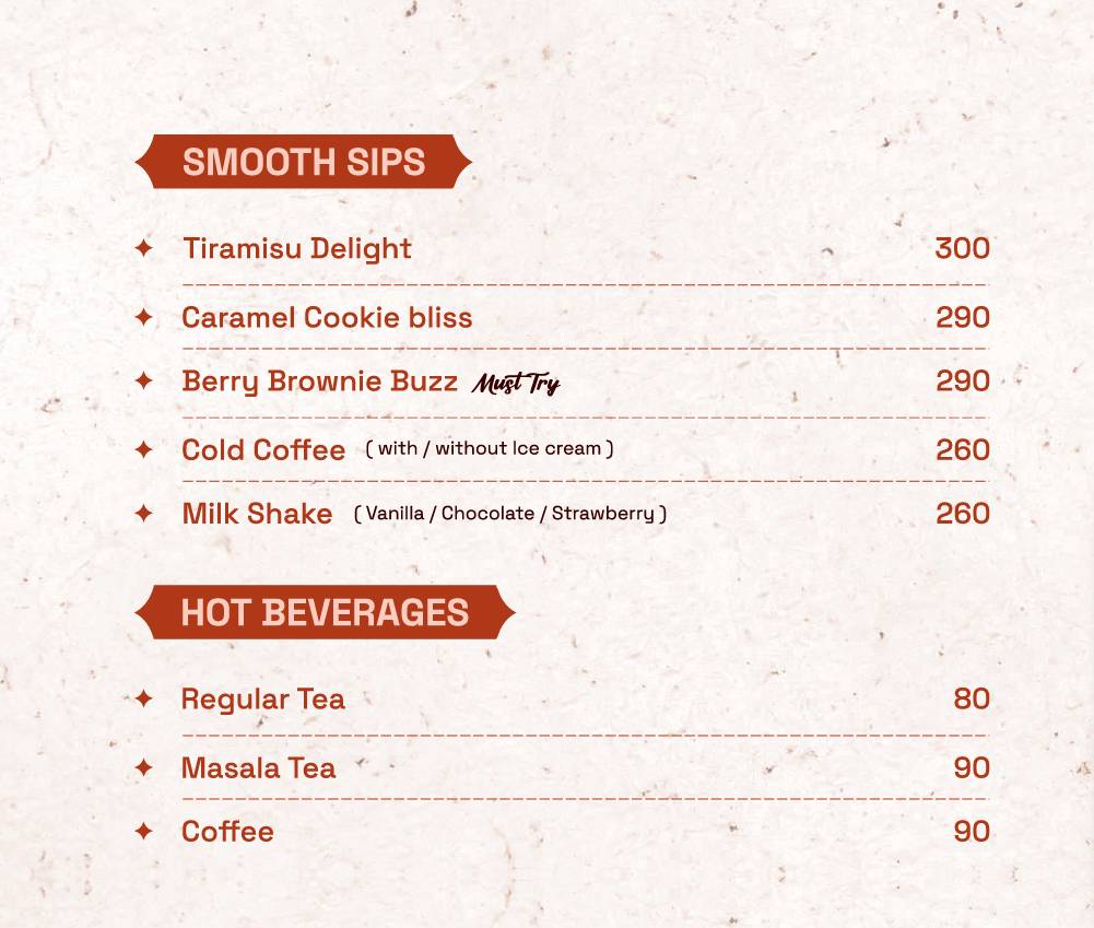 The Heritage Palace Resort Rajkot's Best Poolside Restaurant menu