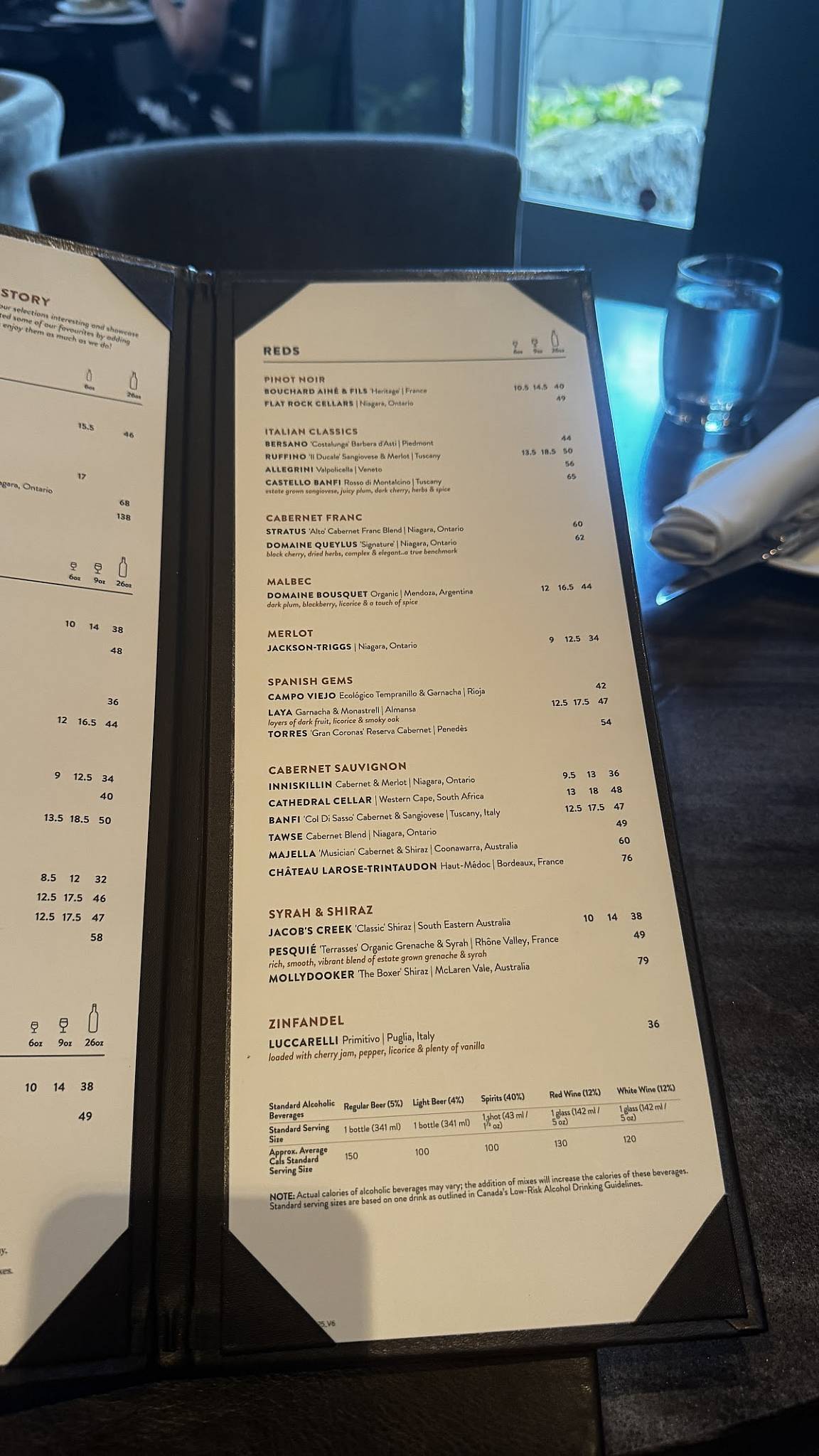 Menu de The Keg Steakhouse + Bar - Hamilton Mountain