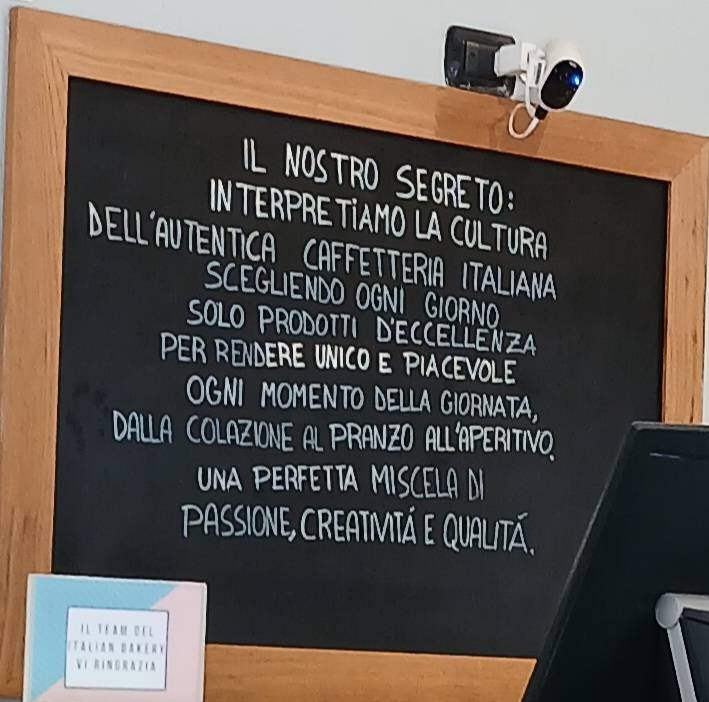 Menu di Il Re italian Bakery 