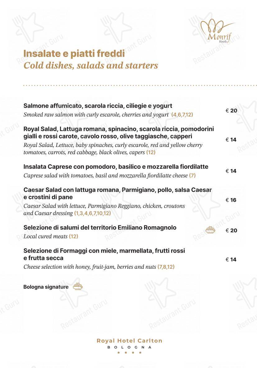 Menu bar per The Spoon in Bologna
