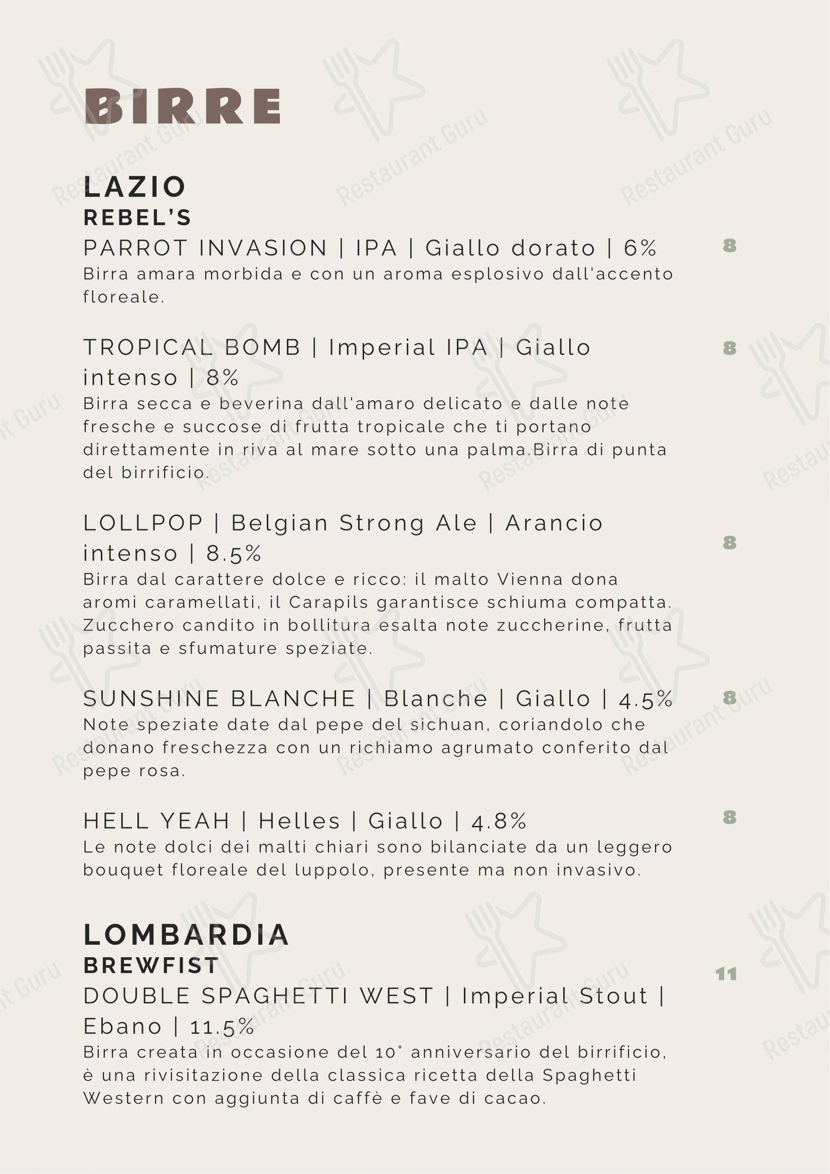 Menu di Tipico 20 - 菜单