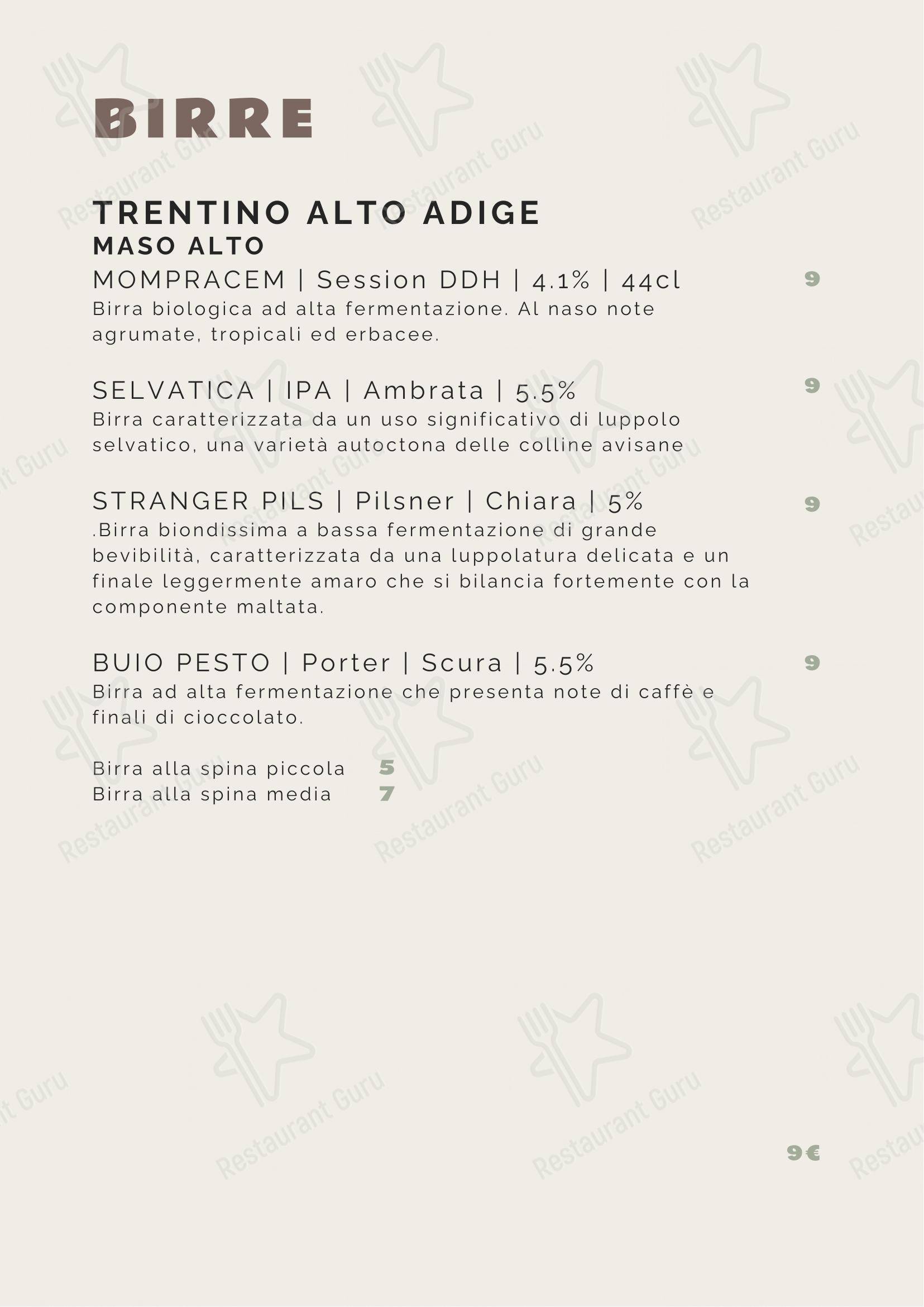 Menu di Tipico 20 - 菜单