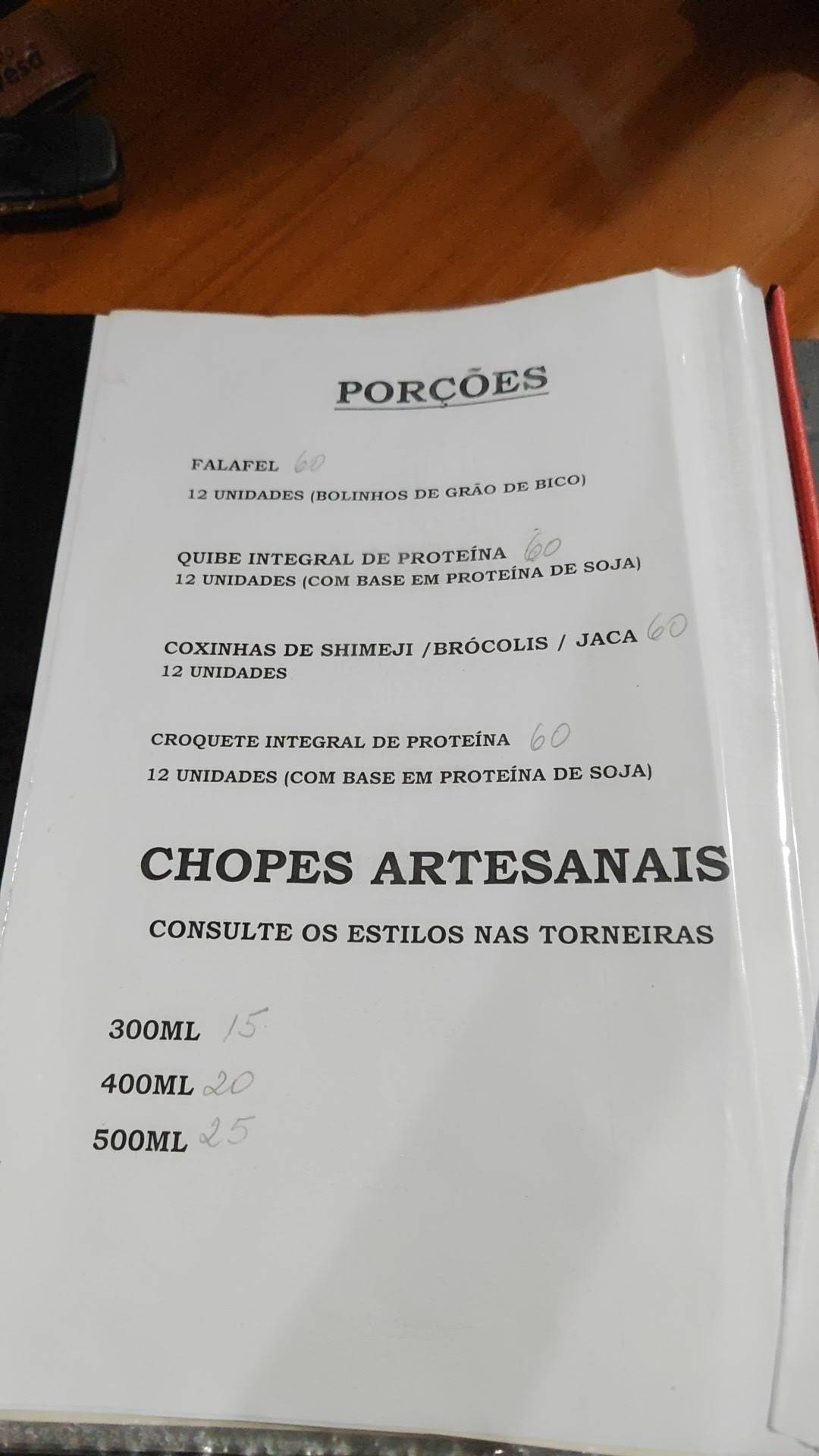 Toca do Garga cardápio