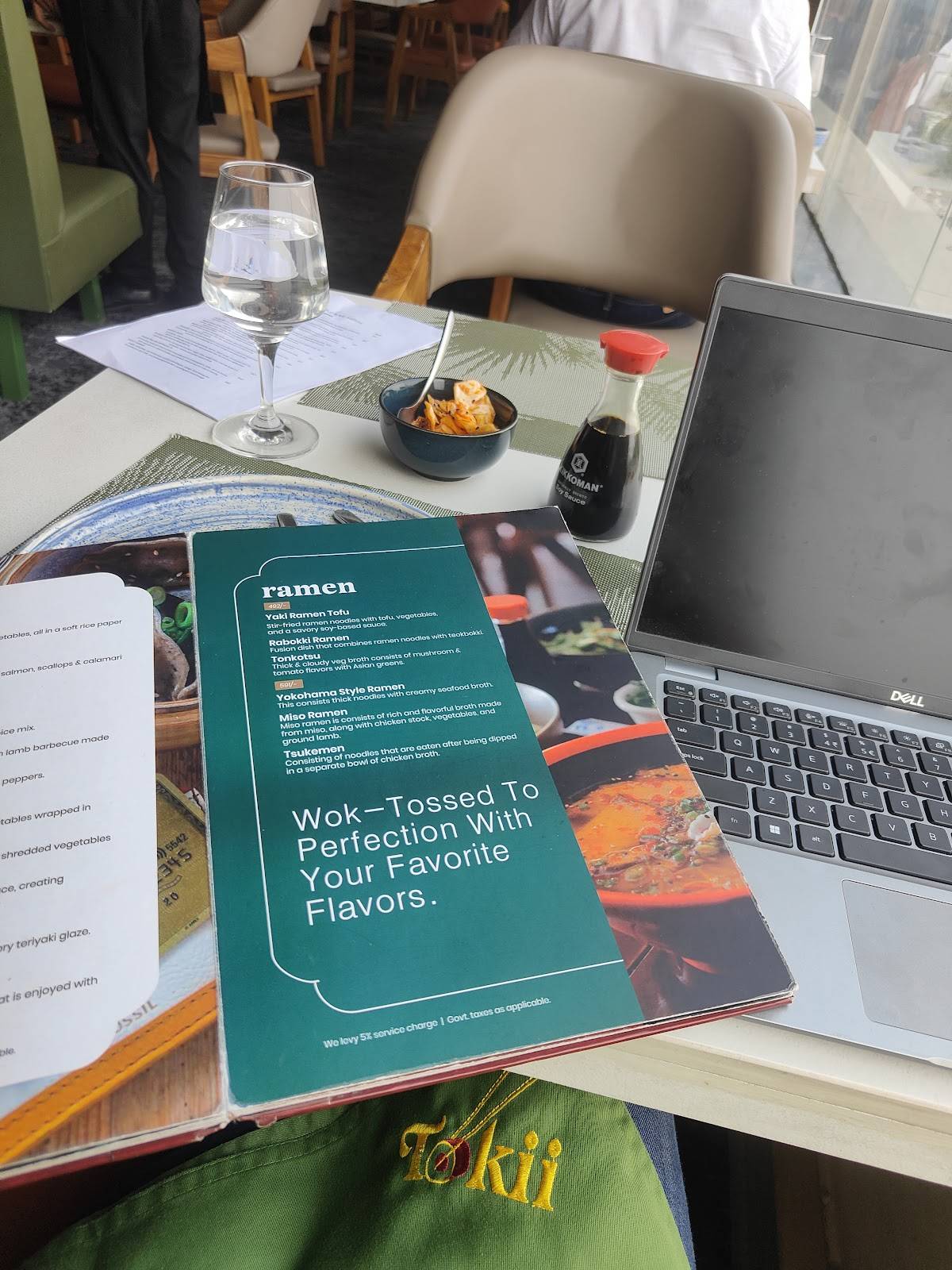 Tokii: Treasury Of Asian Cuisine menu