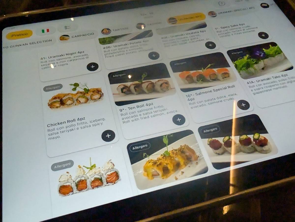 Menu di Tokyo Ristorante Giapponese 