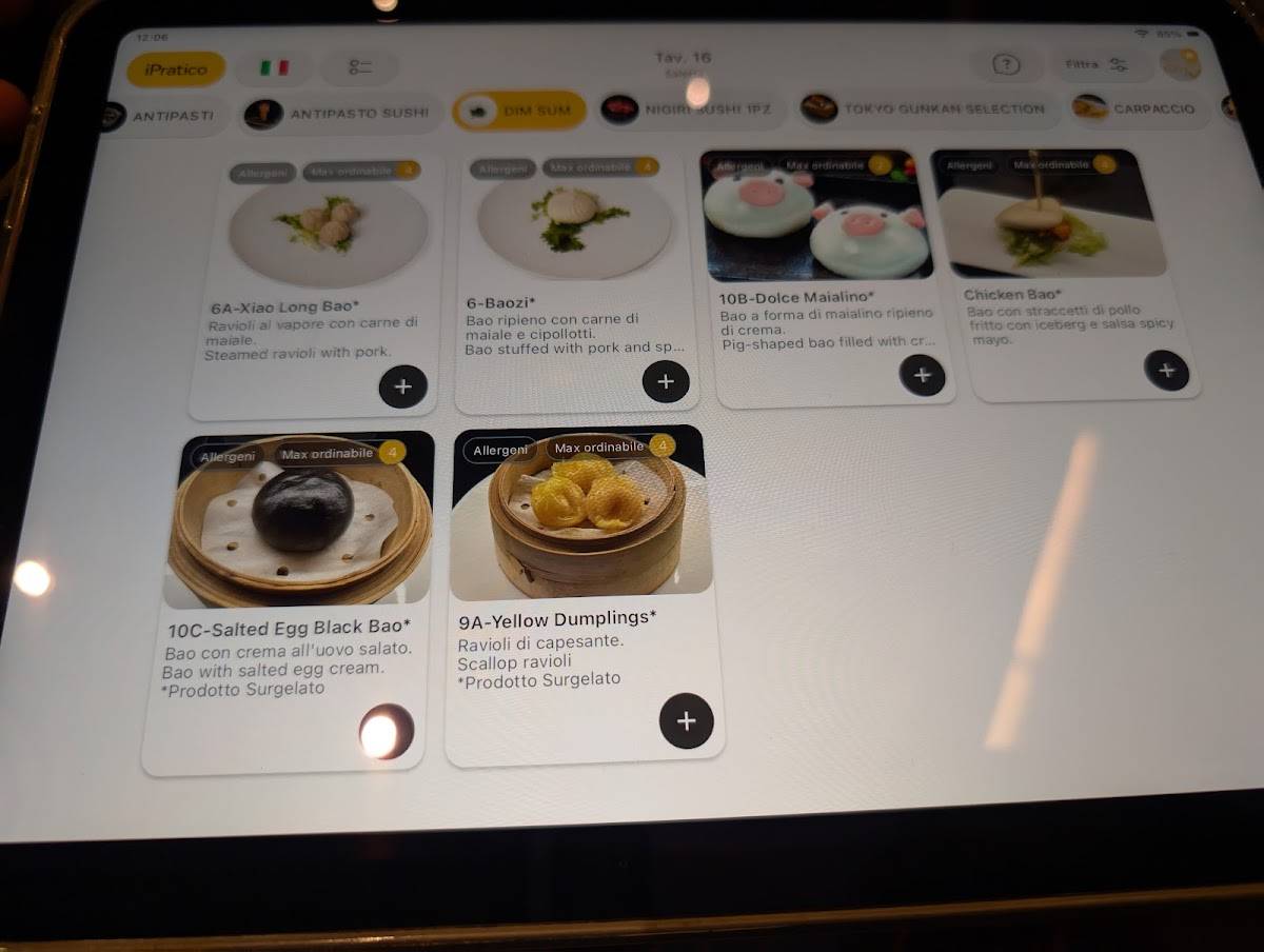 Menu di Tokyo Ristorante Giapponese 
