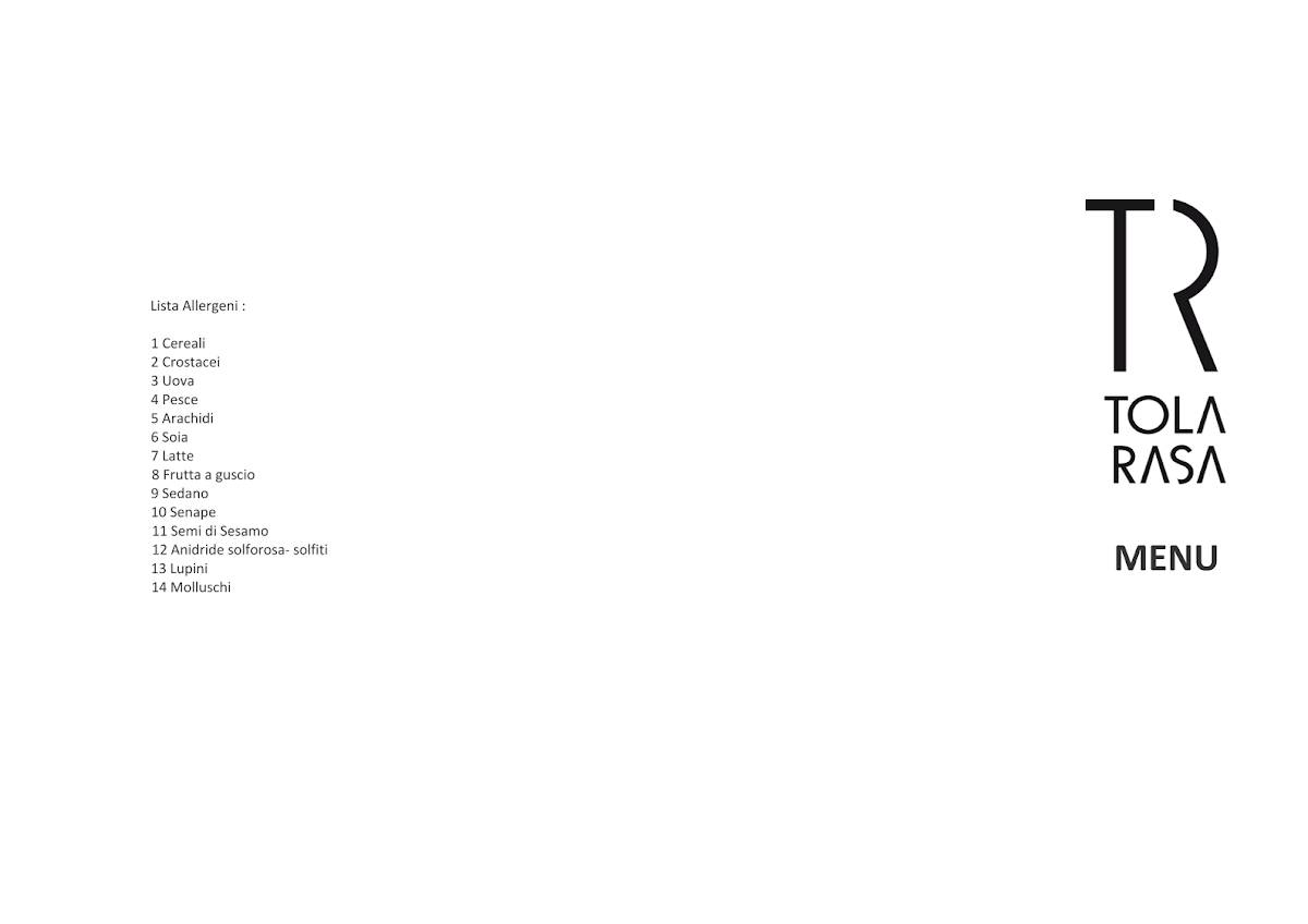 Menu di Tola Rasa 