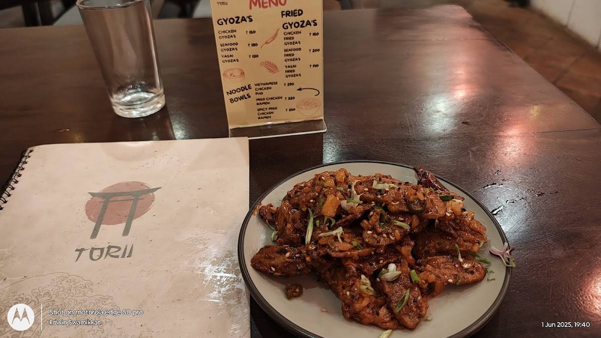 Torii Cafe menu