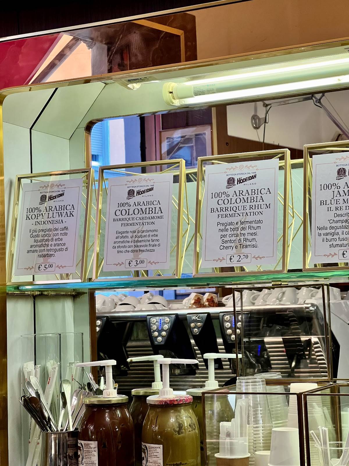 Menu di Torrefazione Moka Hodeidah 