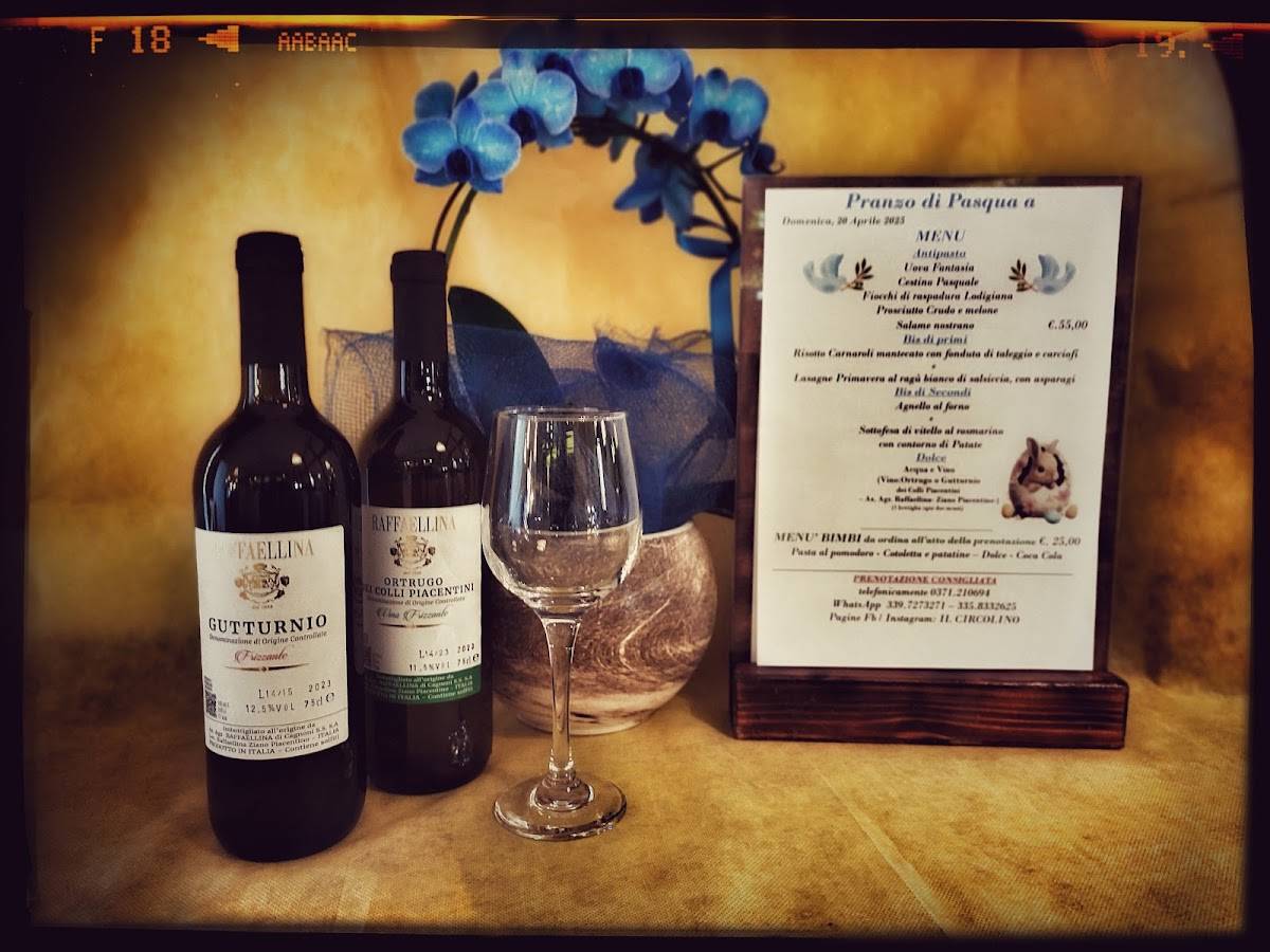 Menu di Trattoria Il Circolino di Anna e Raffaele 