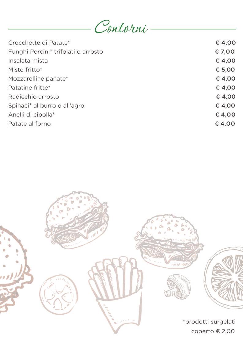 Menu di Peccati di Gola 2 
